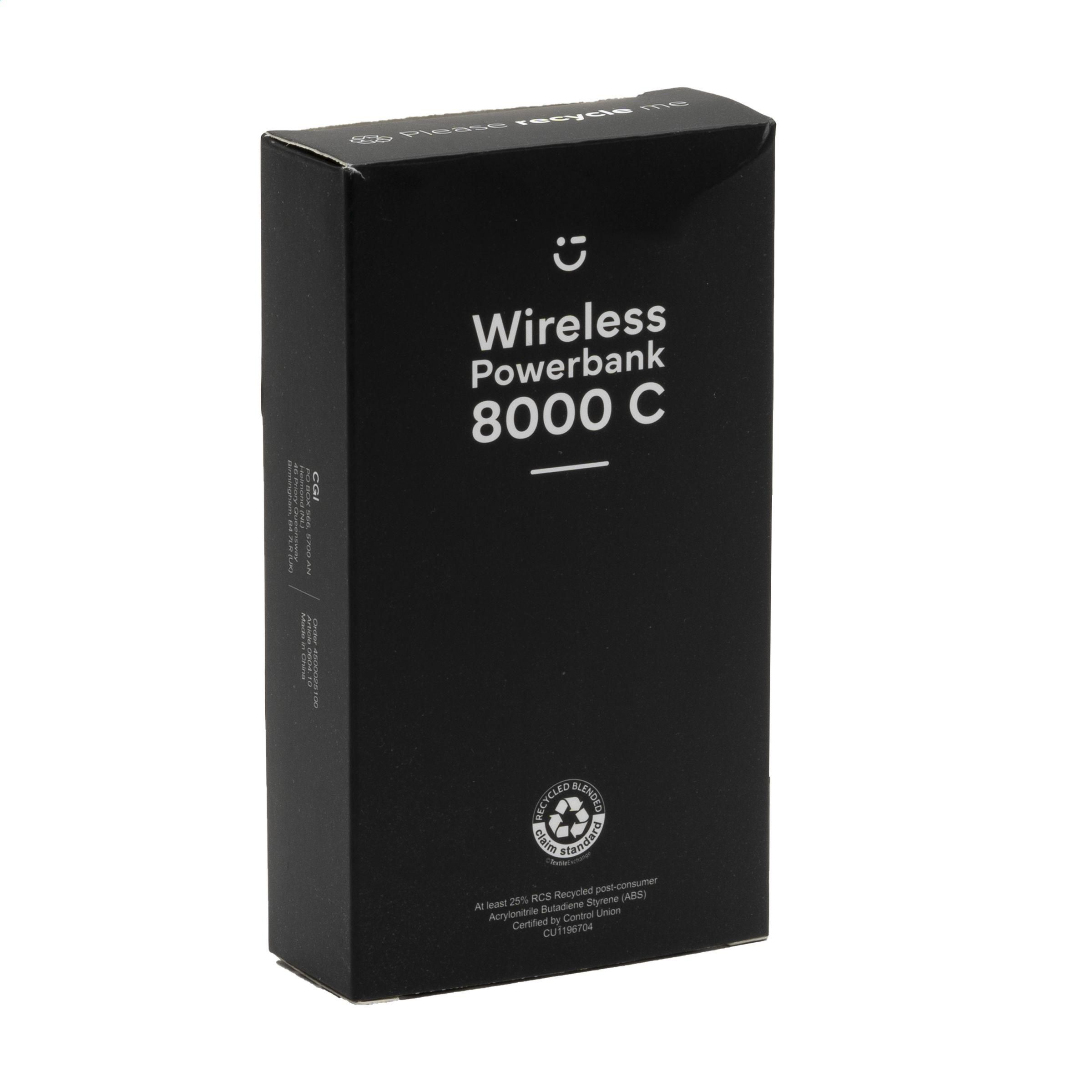 Vue 5 de Wireless RCS r-ABS Powerbank 8000 chargeur sans fil