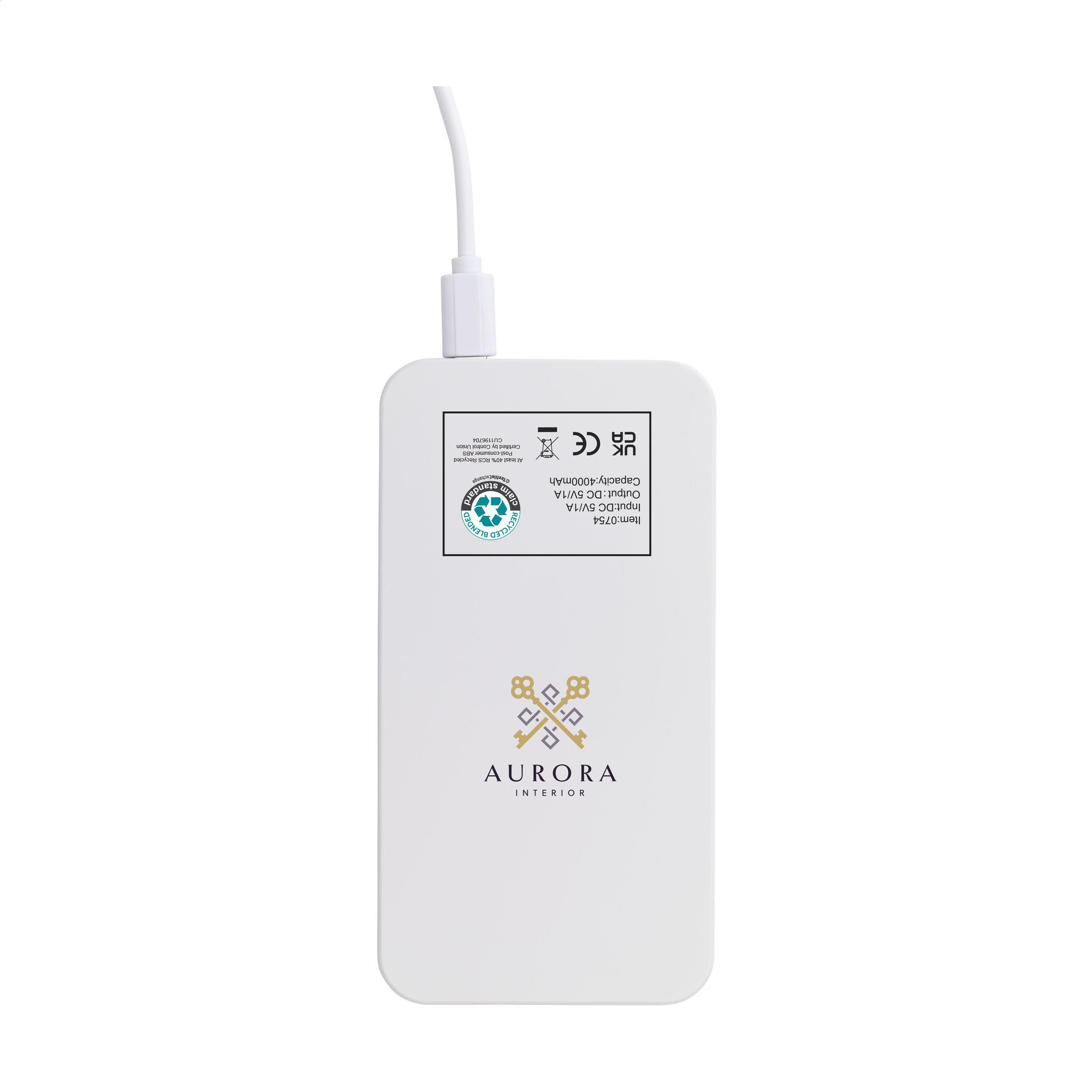 Vue 15 de Solar RCS Powerbank 4000 batterie externe