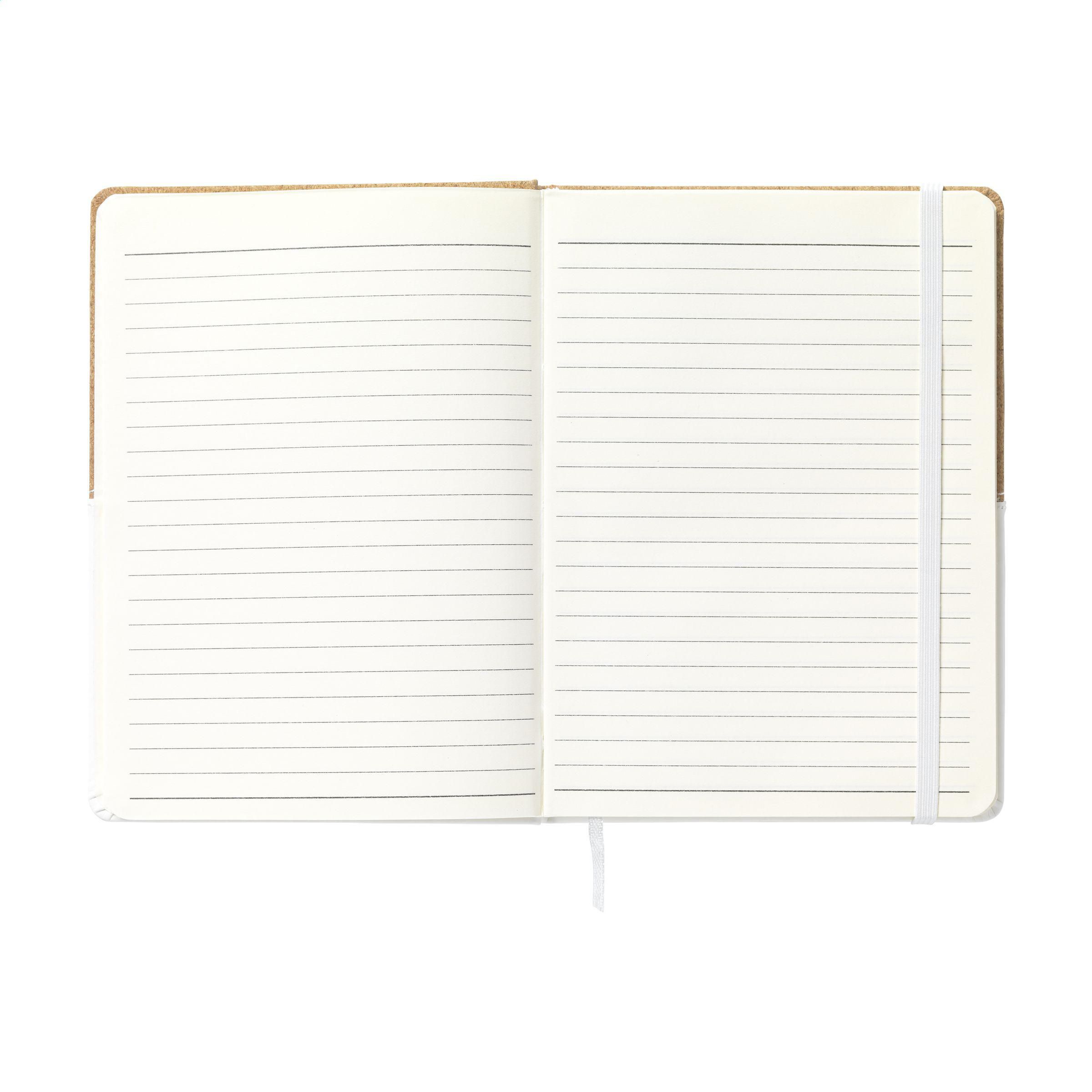 Vue 2 de Journal Cork Notebook carnet de notes