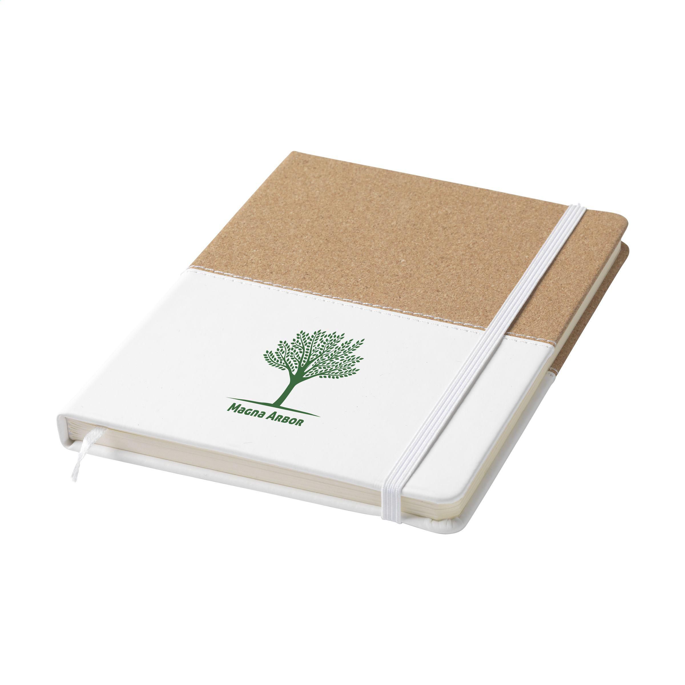 Vue 3 de Journal Cork Notebook carnet de notes