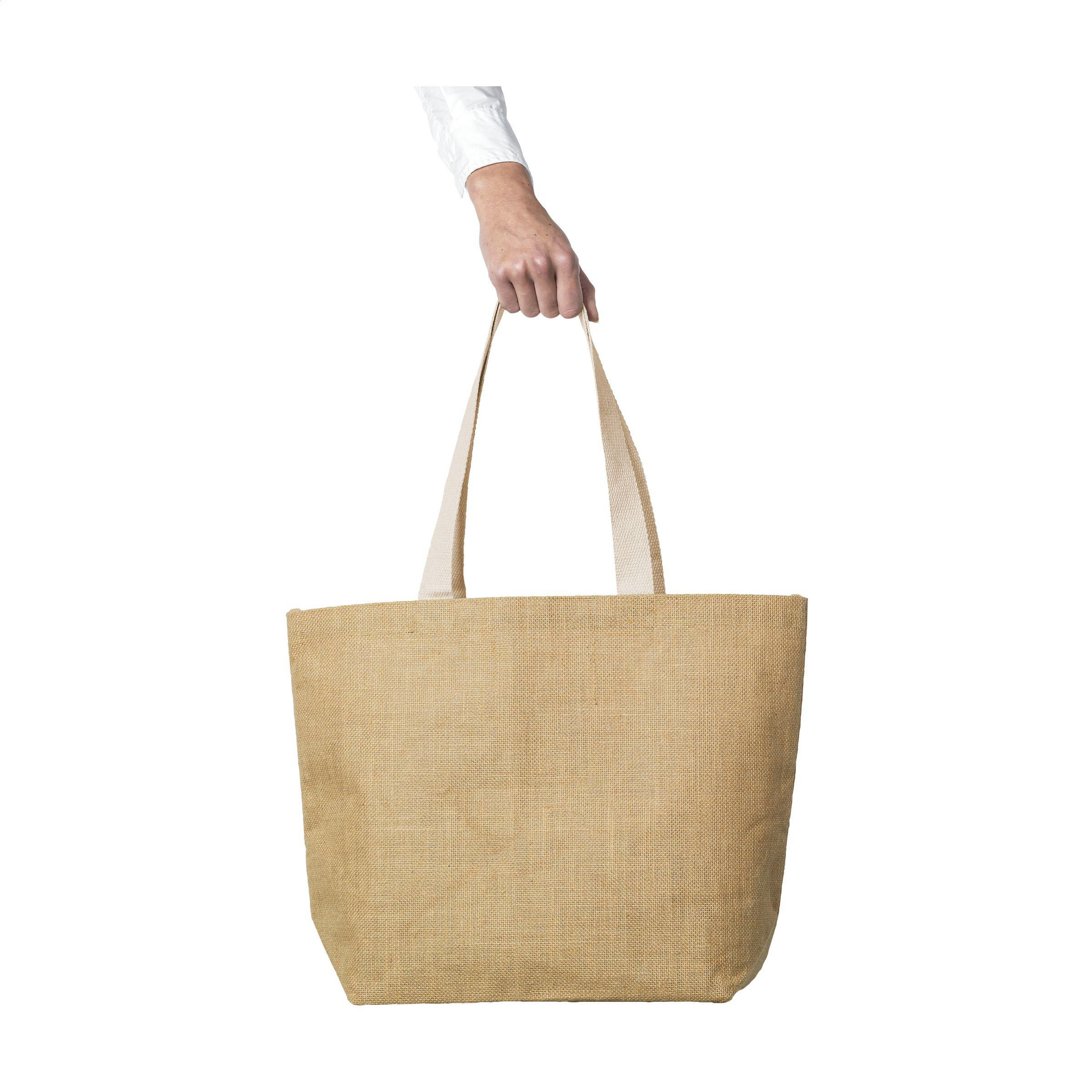 Vue 4 de Elegance Bag sac de courses en jute