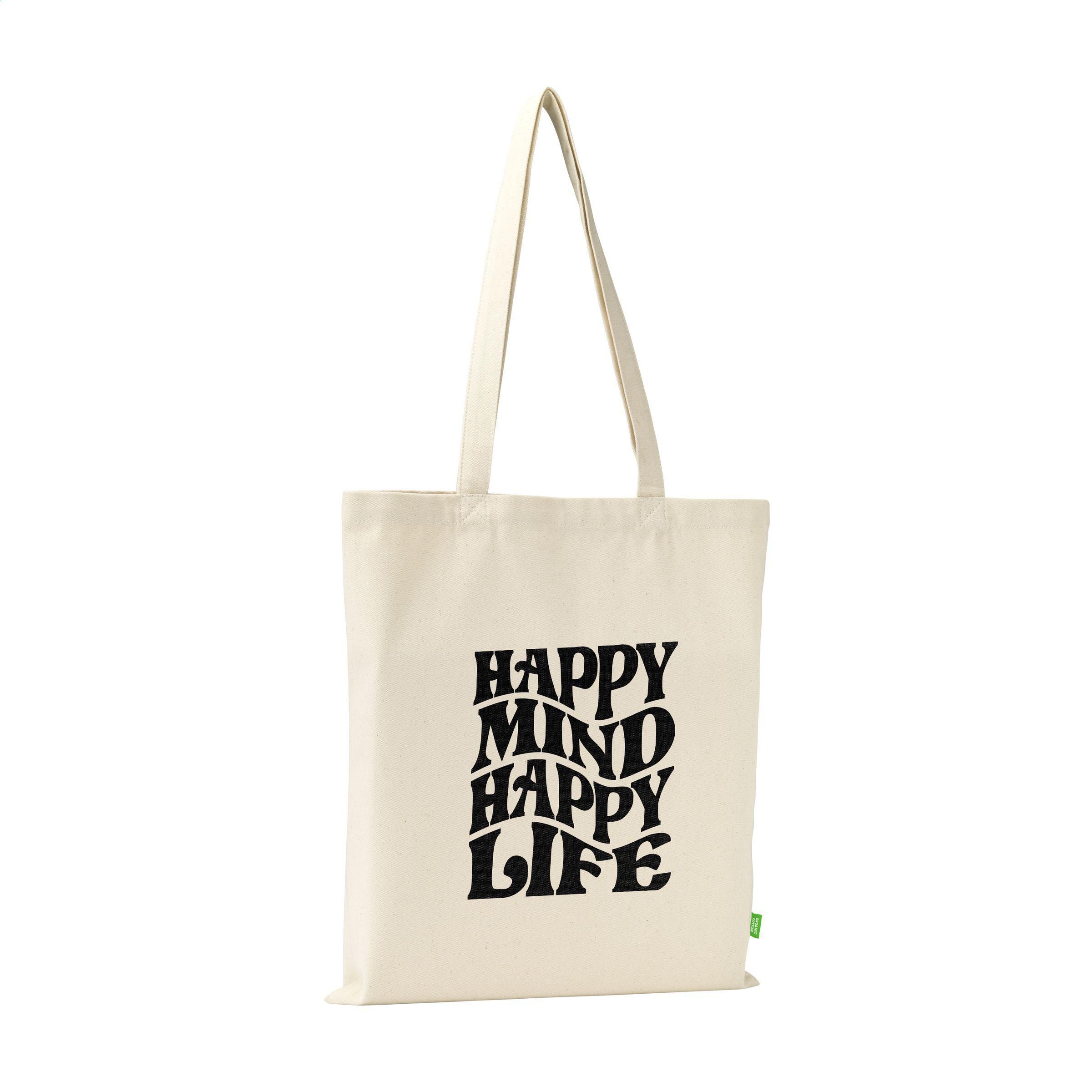 Vue 2 de Organic Canvas Shopper (320 g/m²) sac