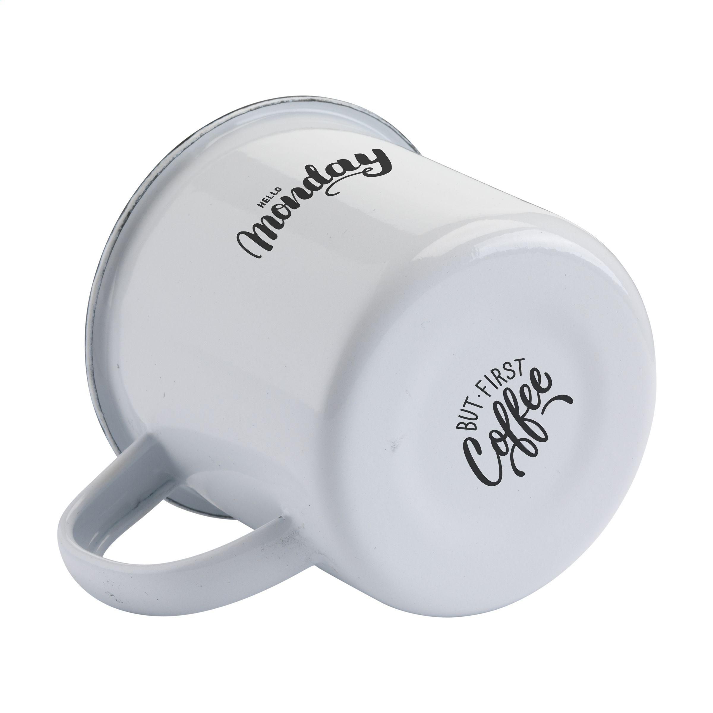Vue 2 de Retro Mug Émail 350 ml