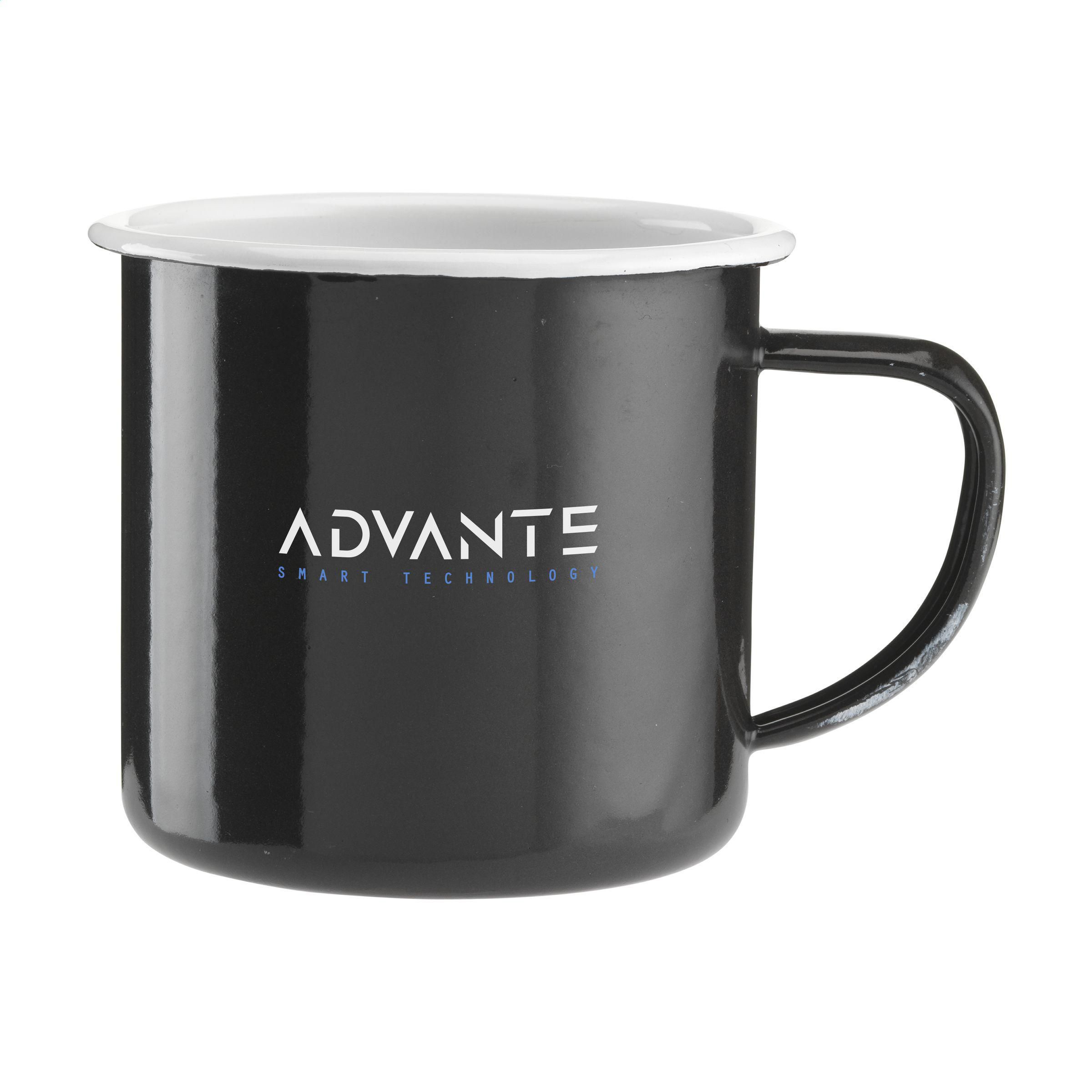 Vue 12 de Retro Mug Émail 350 ml