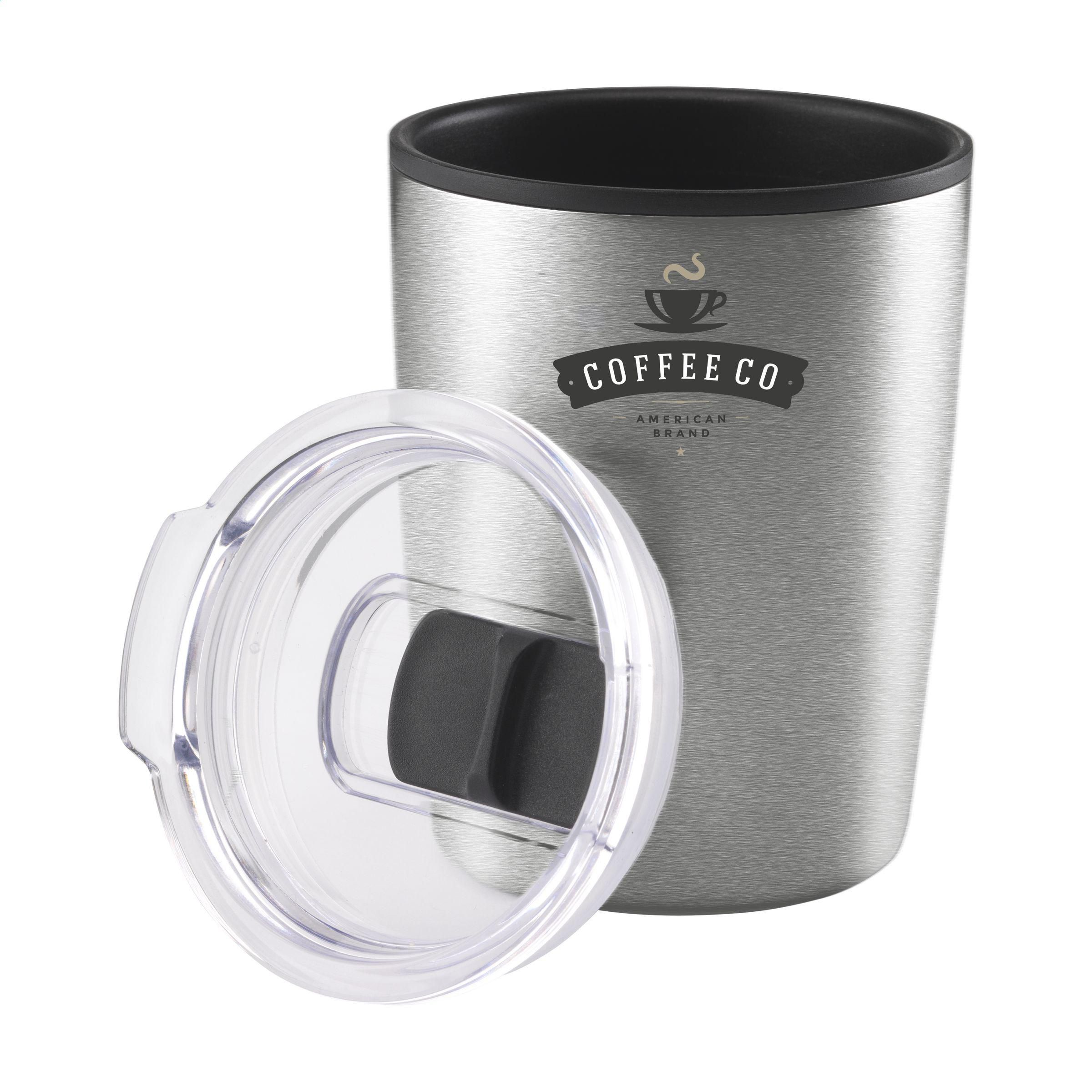 Vue 2 de Espresso-to-Go Mug RCS Recycled Steel 170 ml