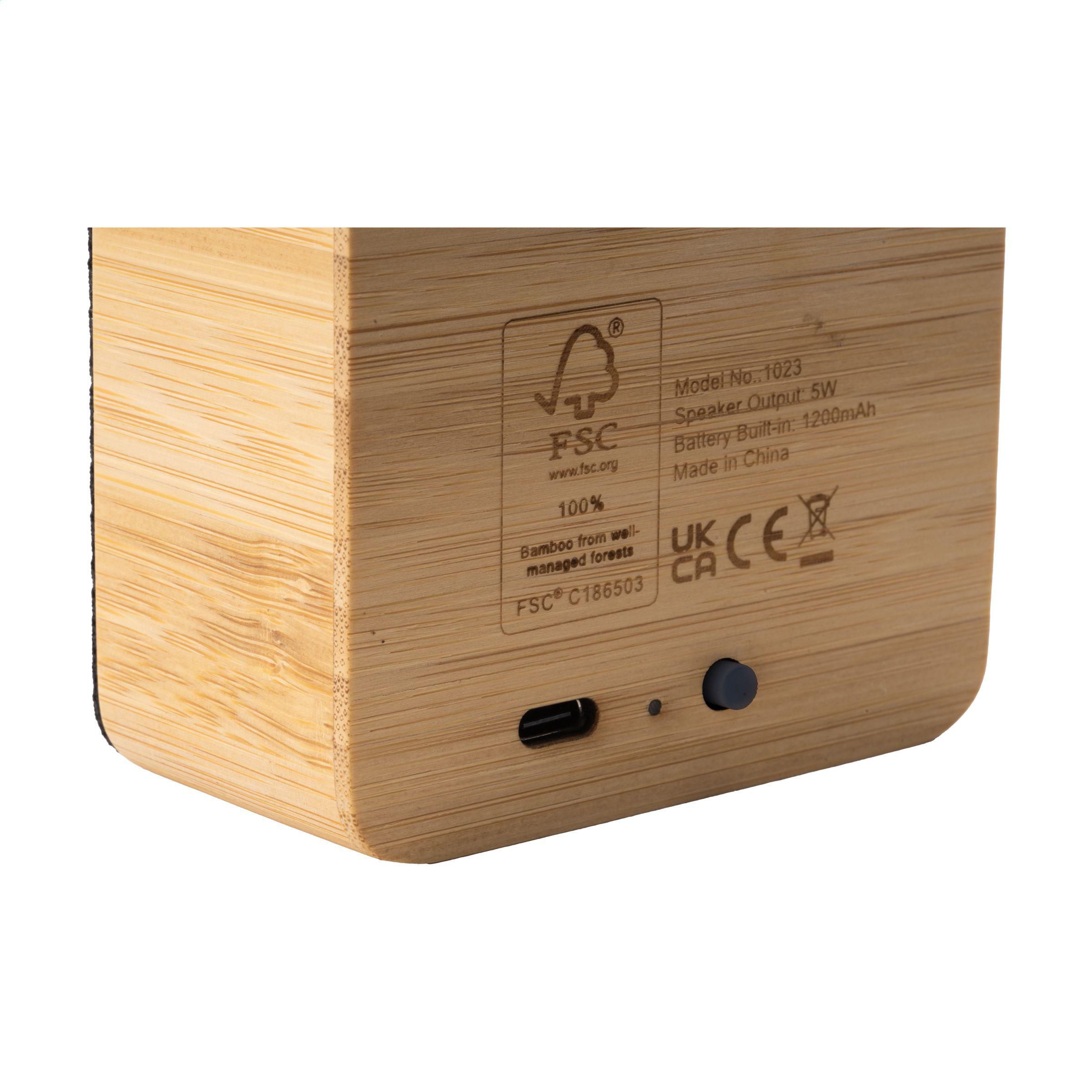 Vue 3 de Sonido 5W Bamboo Wireless Speaker