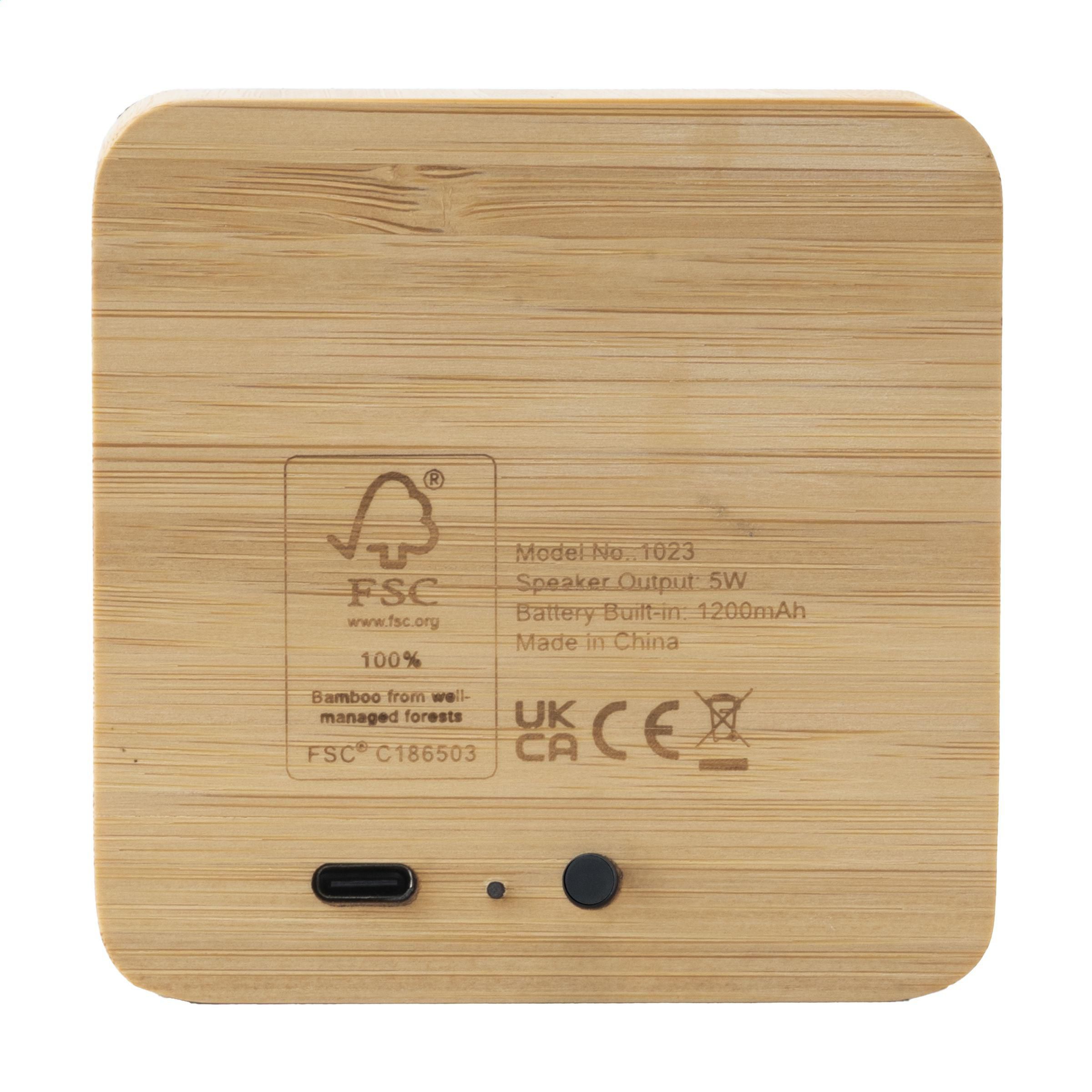 Vue 4 de Sonido 5W Bamboo Wireless Speaker