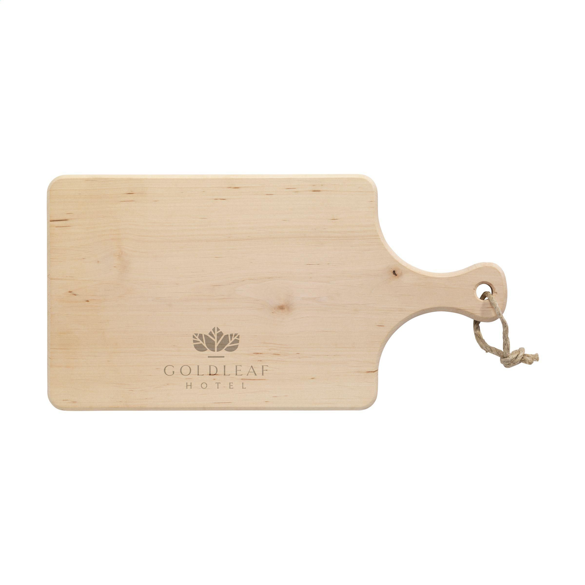 Vue 2 de Alder Wood Cutting Board Handle planche à découper