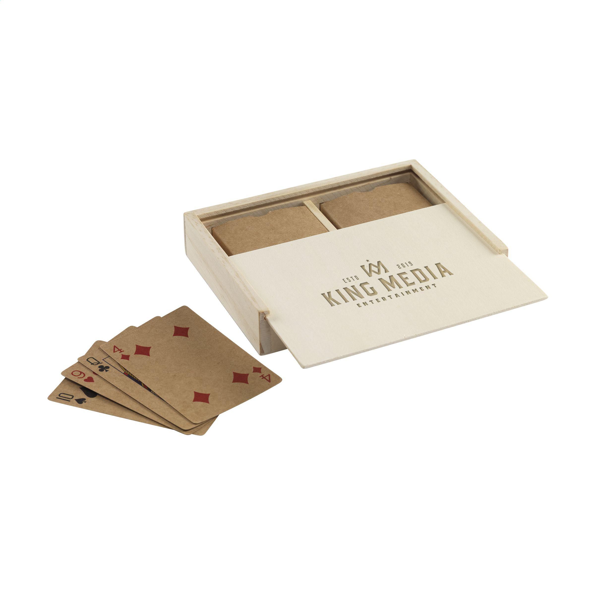 Recycled Paper Playing Cards Double jeu de cartes