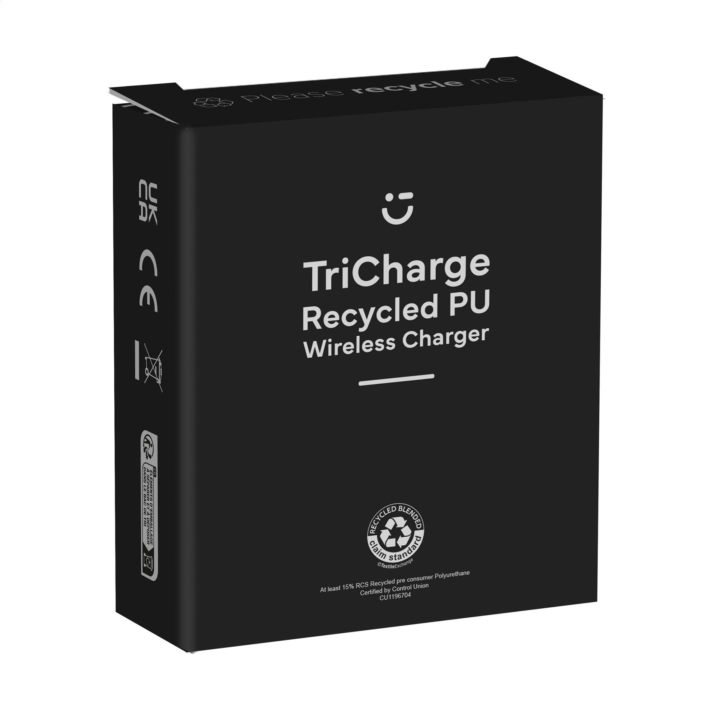 Vue 11 de TriCharge RCS Recycled PU Wireless Charger chargeur