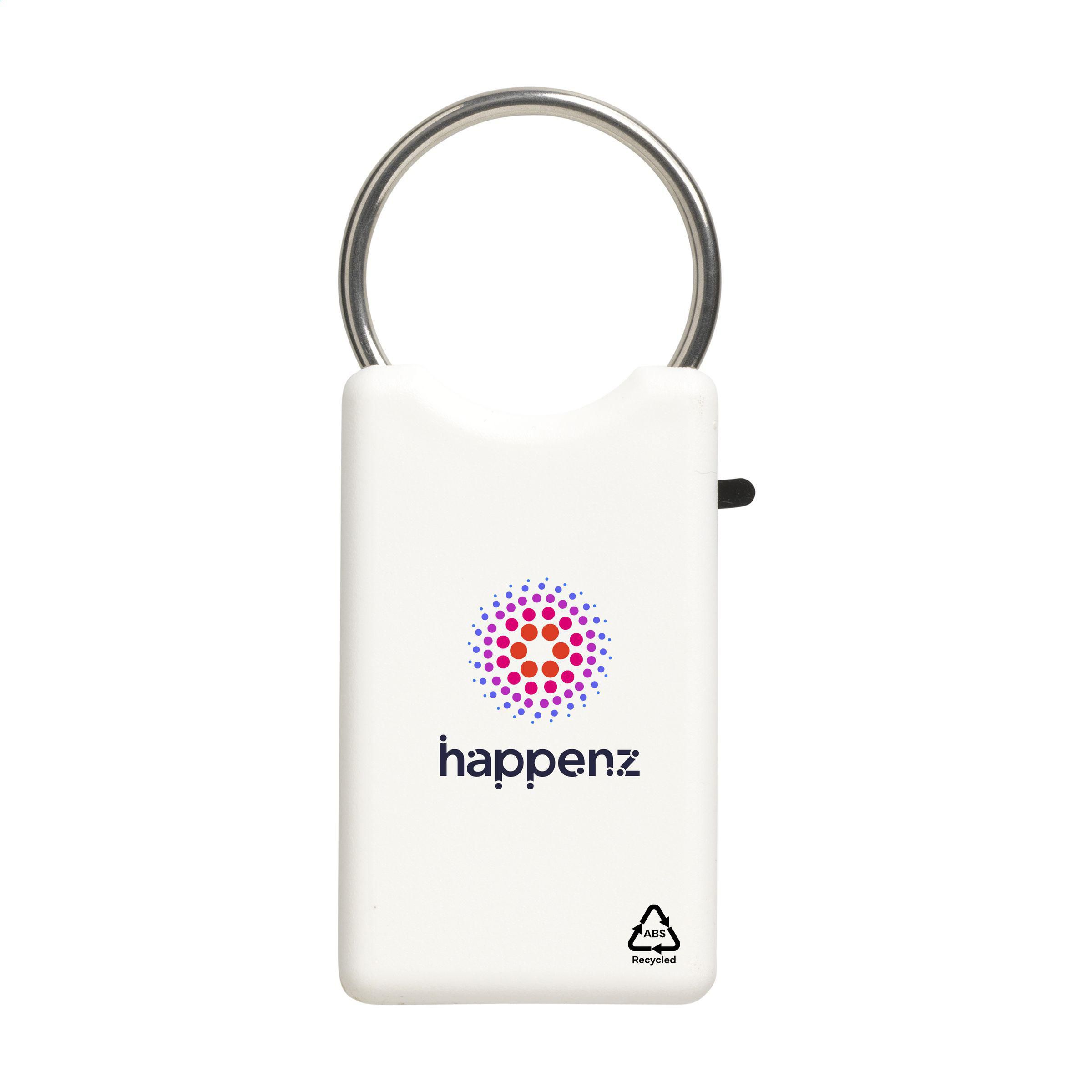 Vue 2 de Safe GRS Recycled Key Ring porte-clés