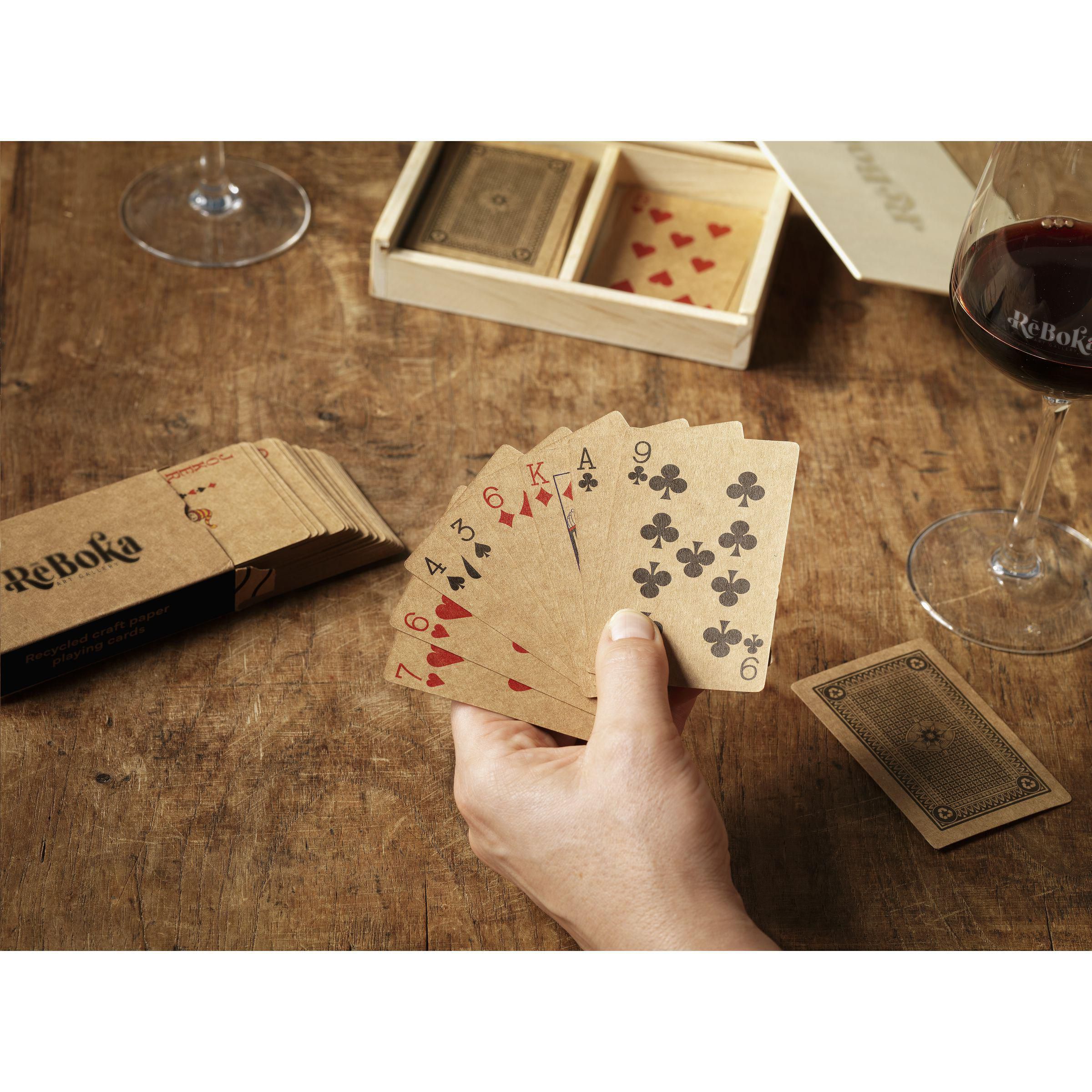 Vue 5 de Recycled Paper Playing Cards Single jeu de cartes