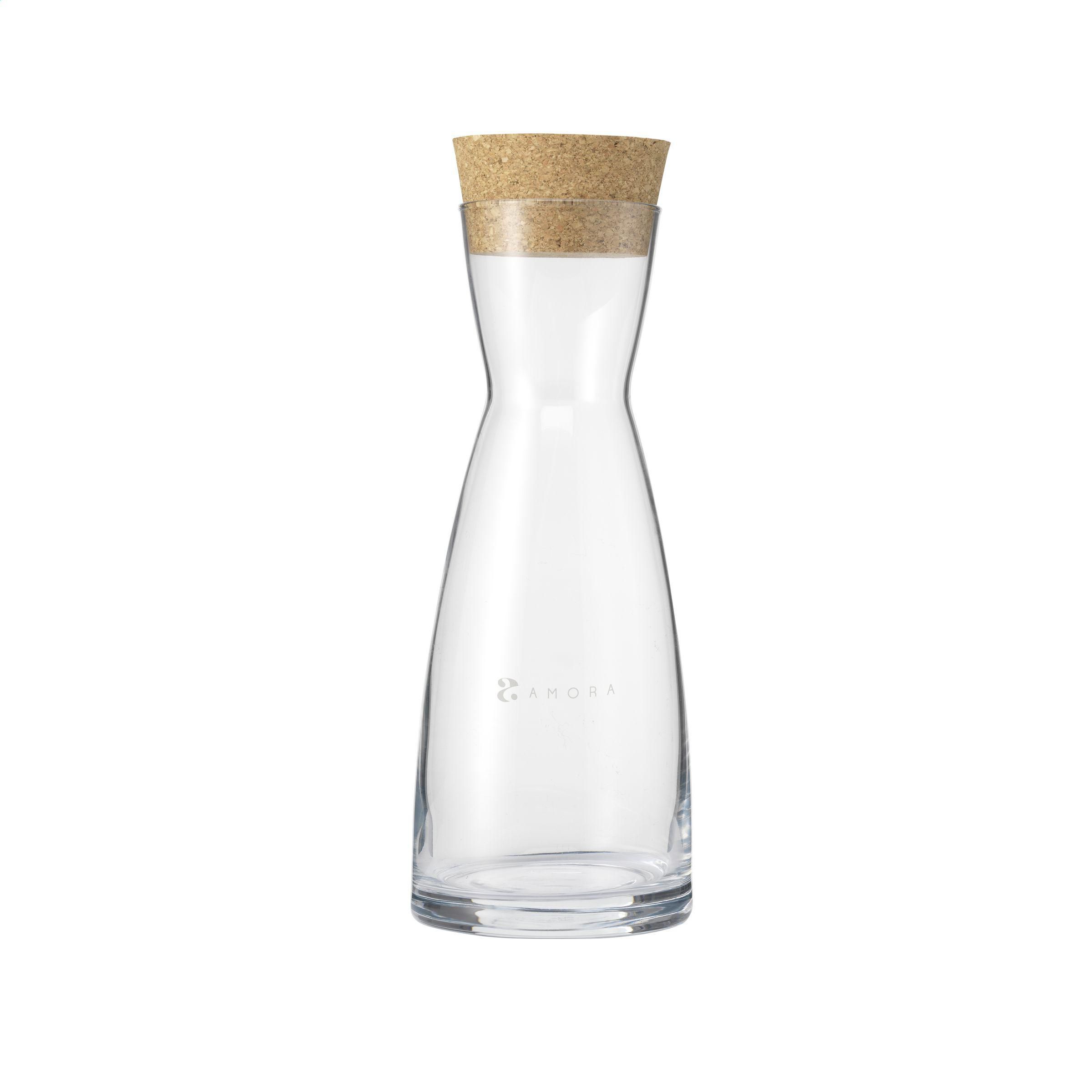 Vue 2 de Ypsilon Carafe 1 L avec un bouchon en liège