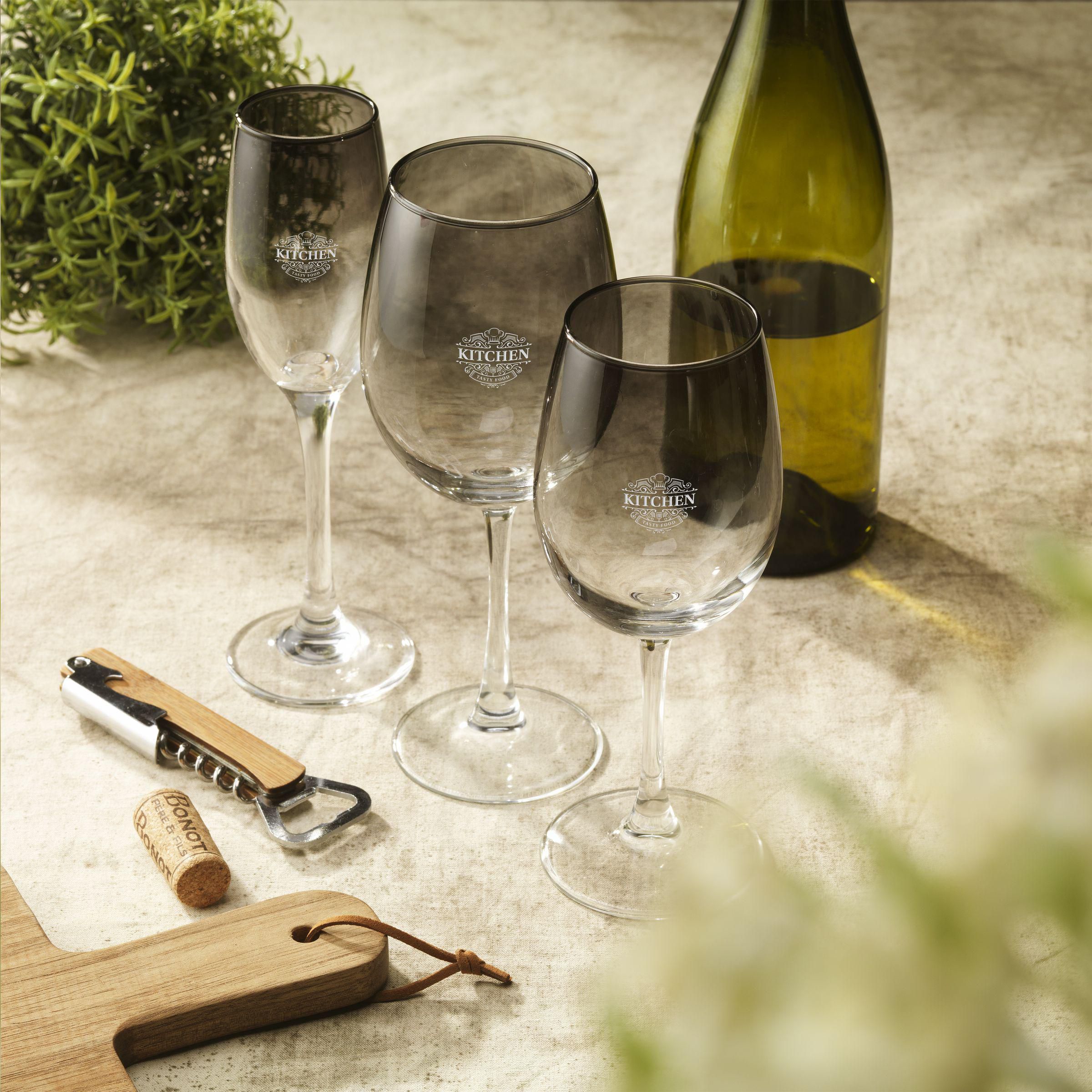 Vue 3 de Smokey Verre à vin 465 ml