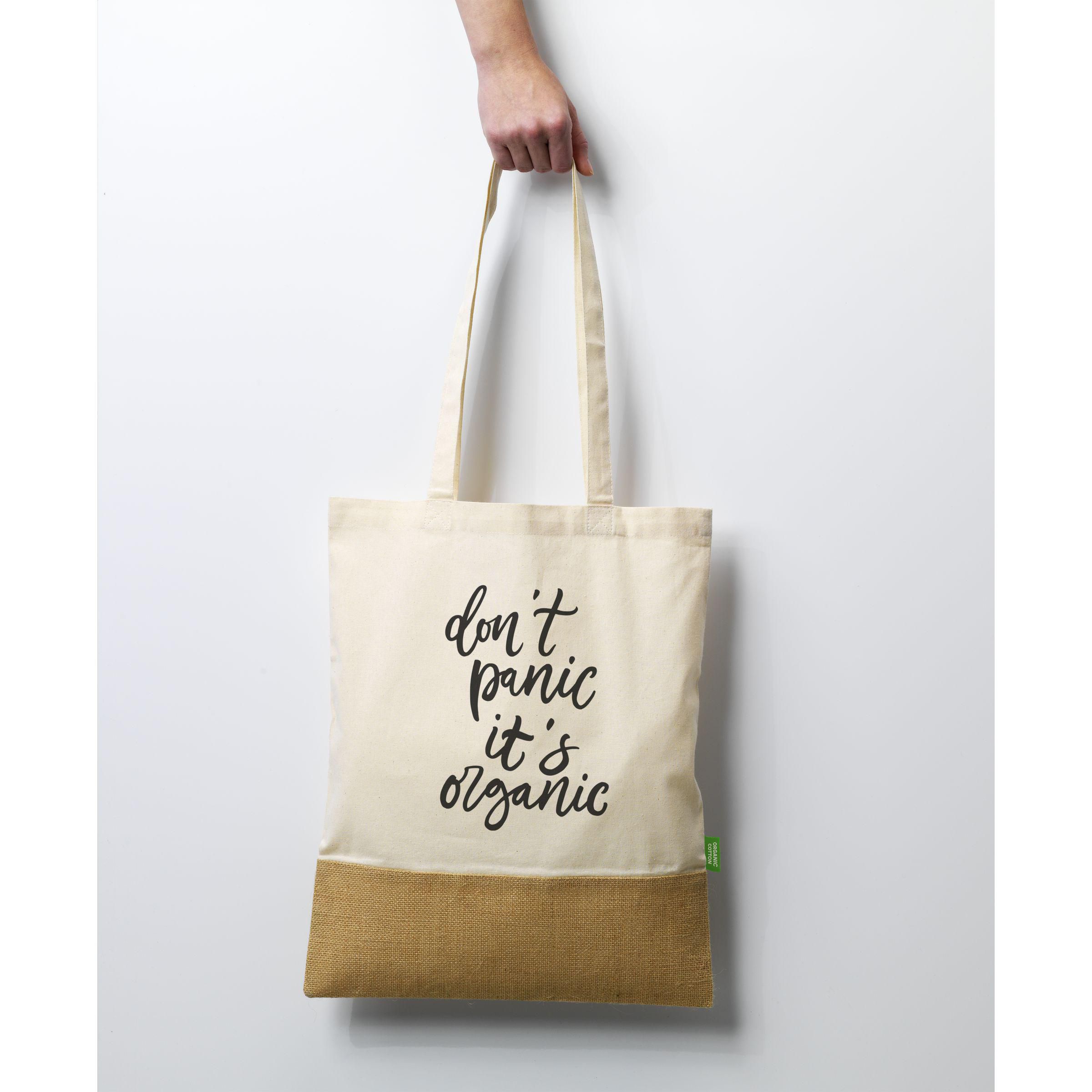 Vue 5 de Combi Organic Shopper Natural Colour (160 g/m²) sac shopping
