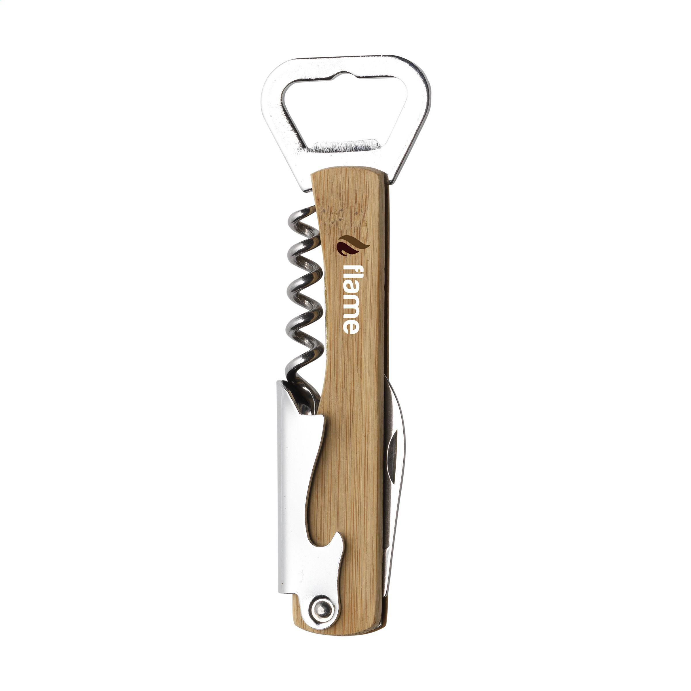 Vue 2 de Butler Bamboo couteau de sommelier