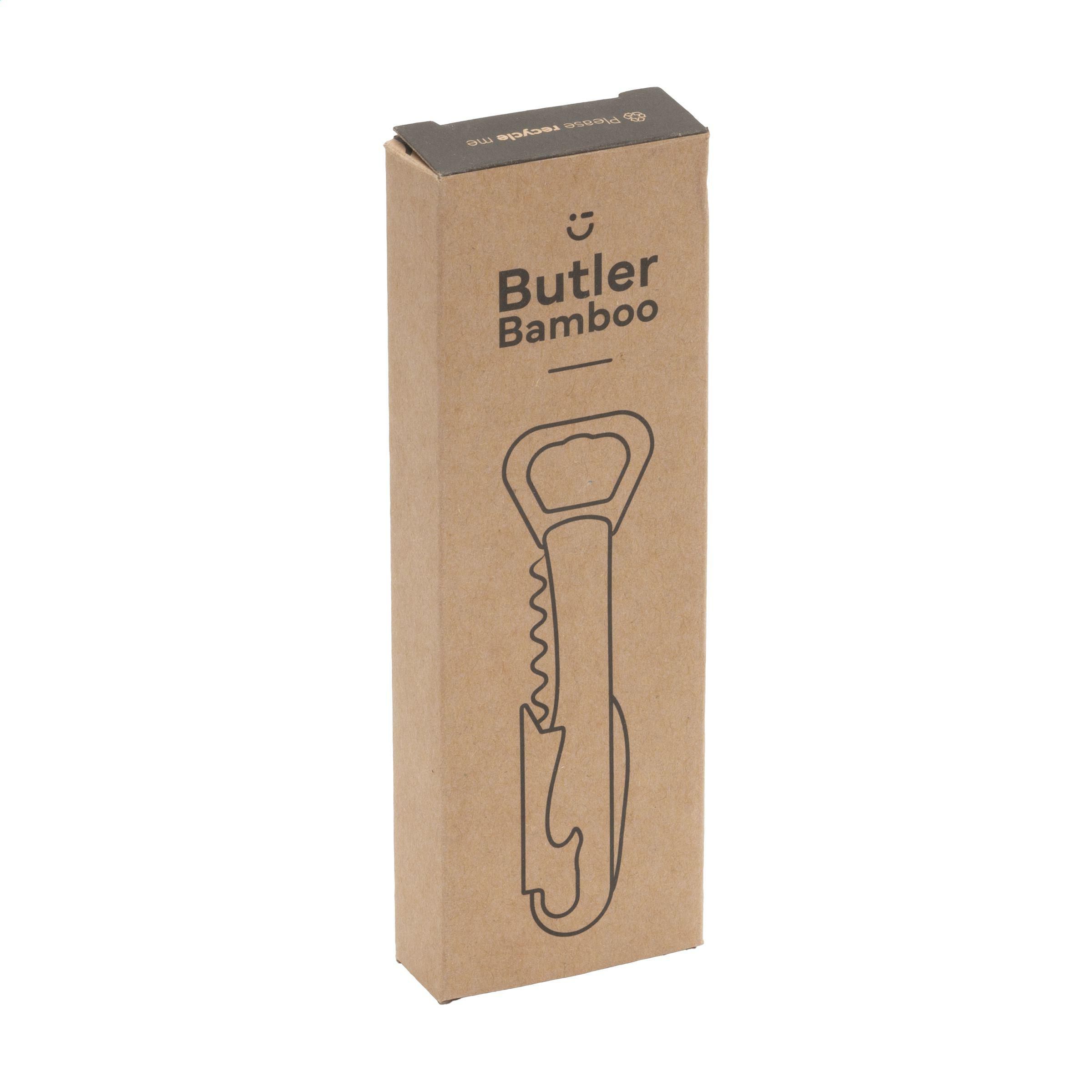 Vue 4 de Butler Bamboo couteau de sommelier