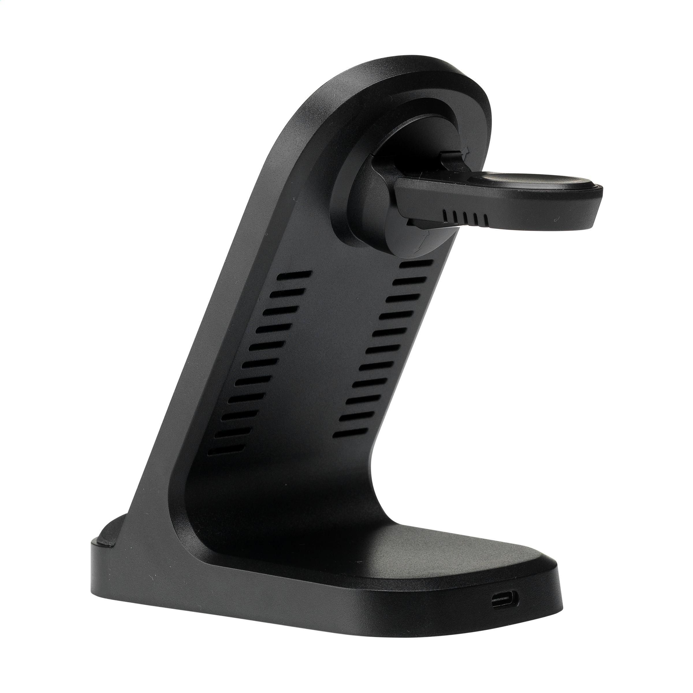 Vue 4 de Triple-Up RCS Recycled ABS Wireless Charger Stand