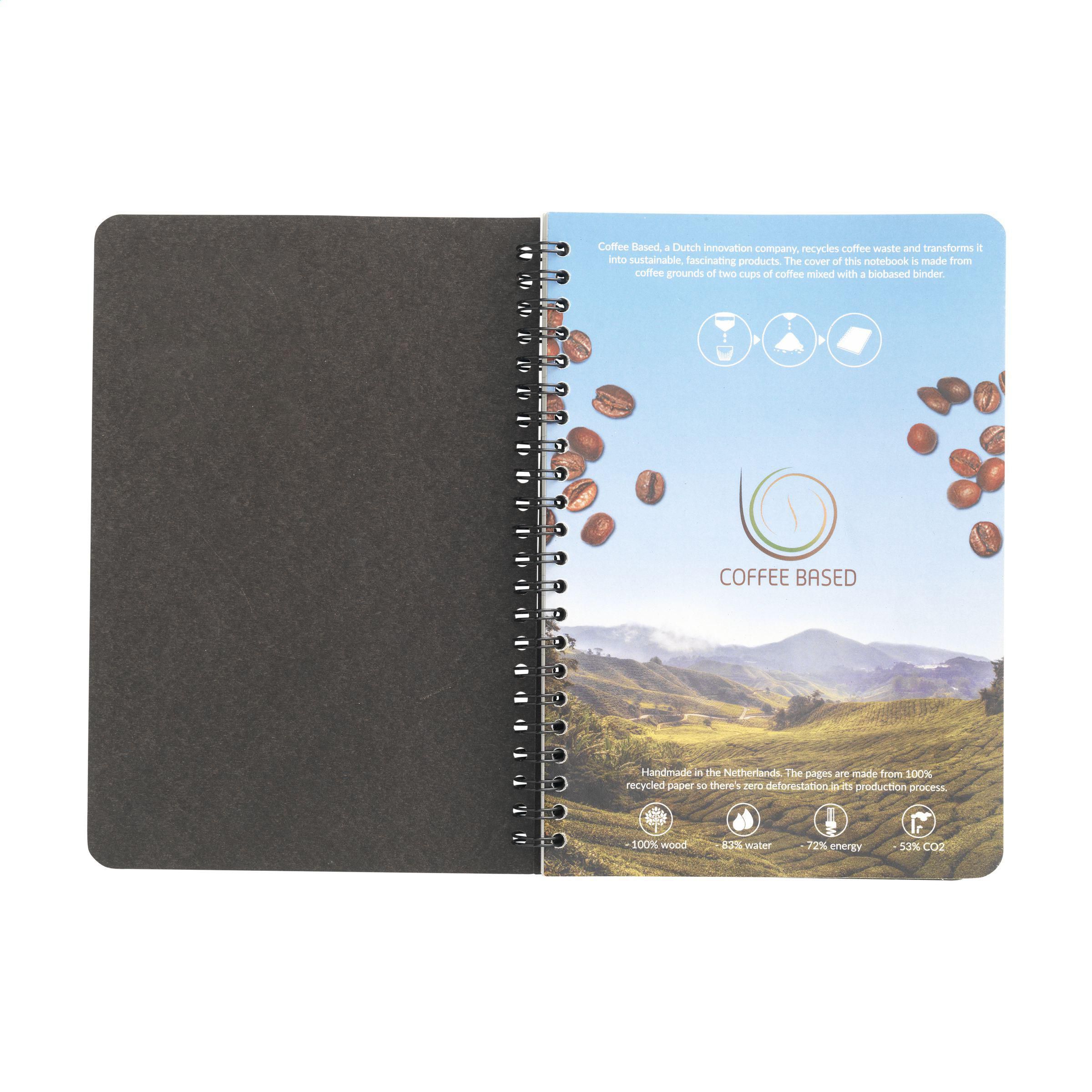Vue 5 de Coffee Notebook Wire-O A5 carnet de notes
