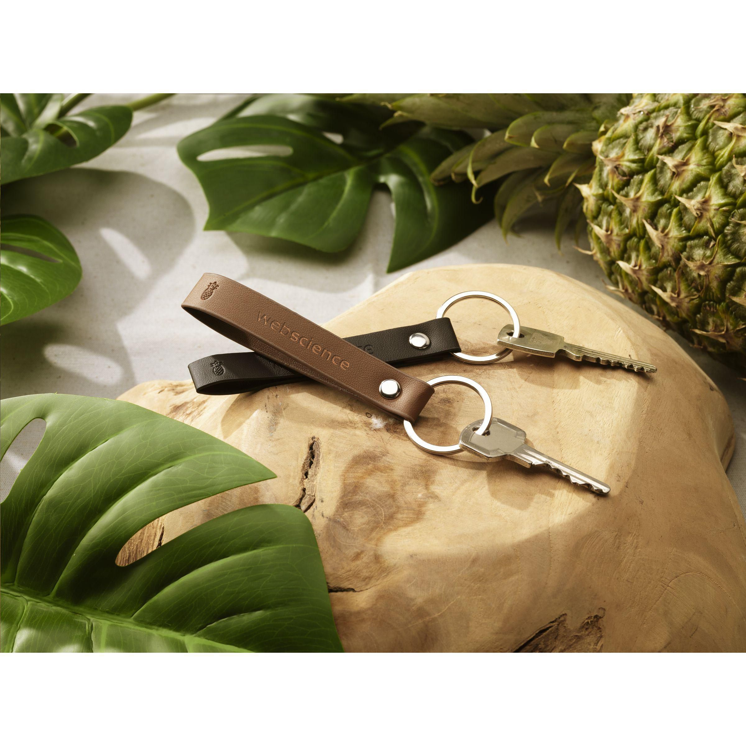 Vue 9 de Vegan Pineapple Leather Keyring porte-clés