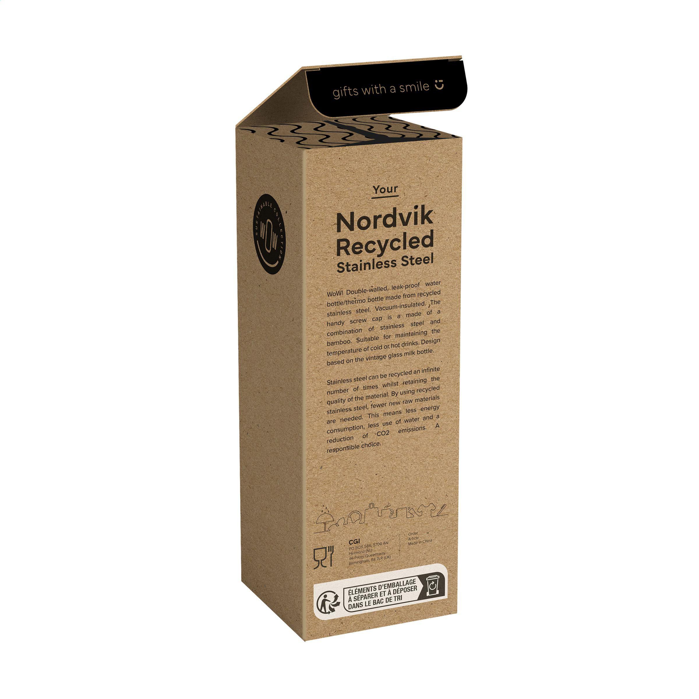 Vue 5 de Nordvik RCS Recycled Steel 500 ml bouteille