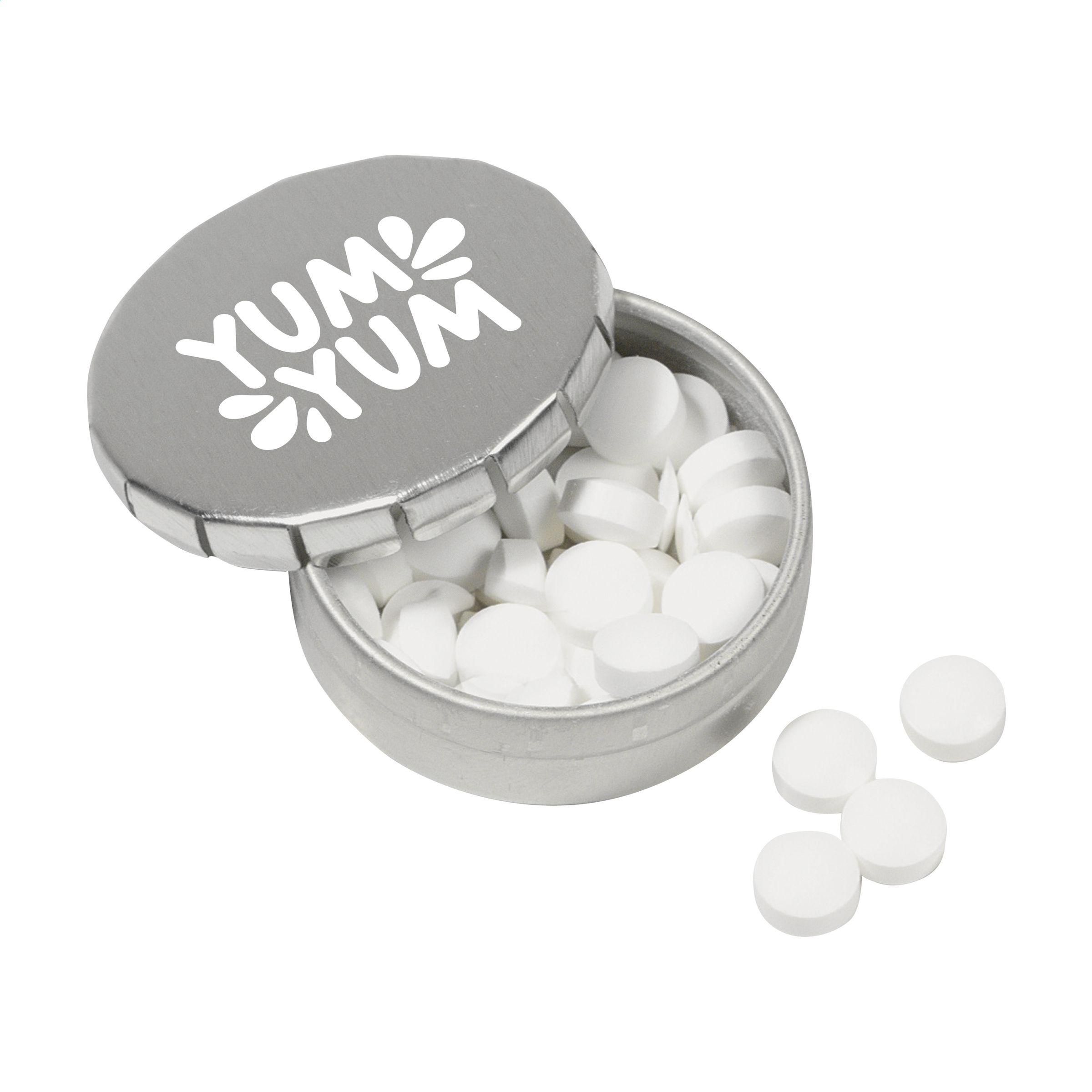 Vue 3 de Mini ClicTin pastilles à la menthe