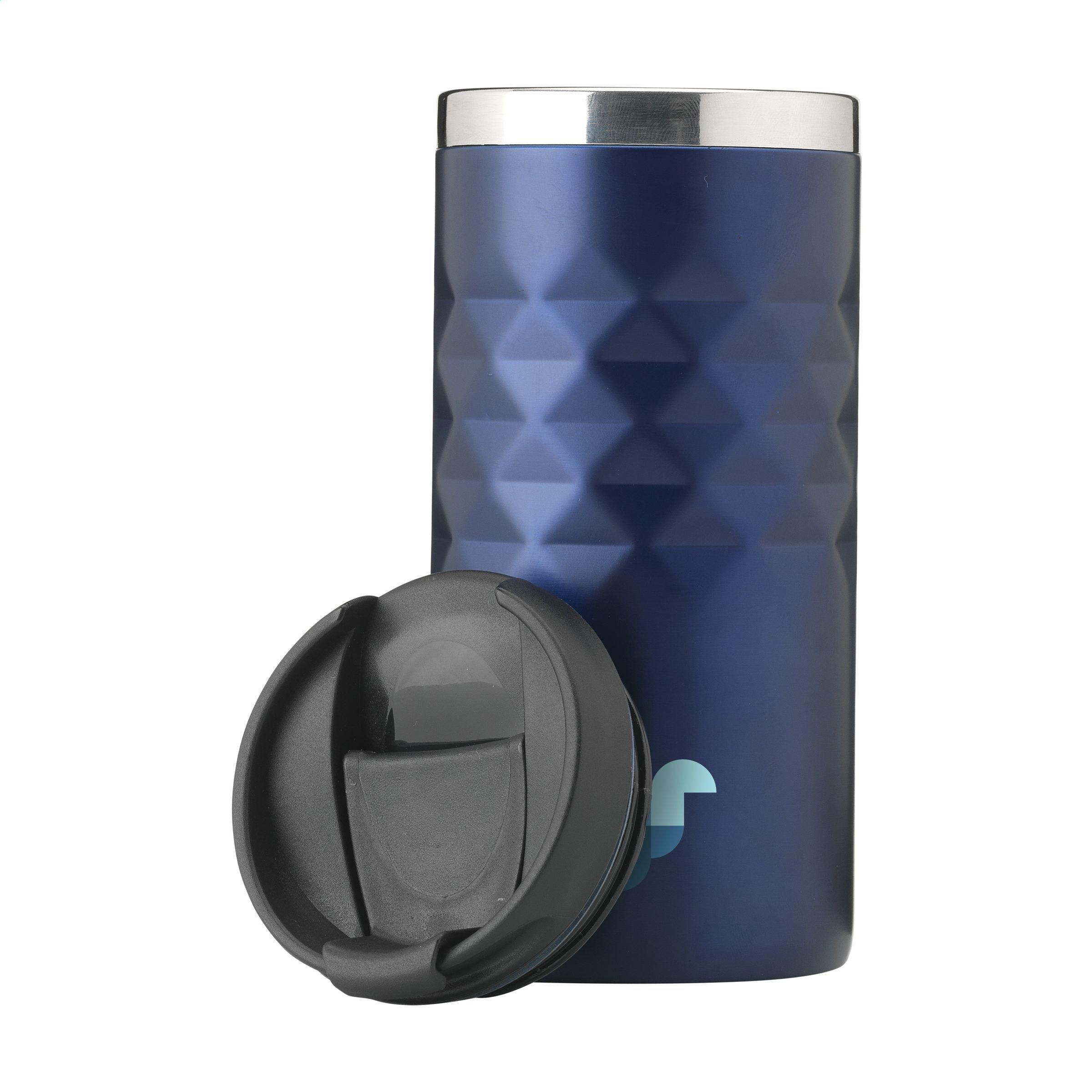 Vue 10 de Geometric Mug RCS Recycled Steel 280 ml gobelet iso