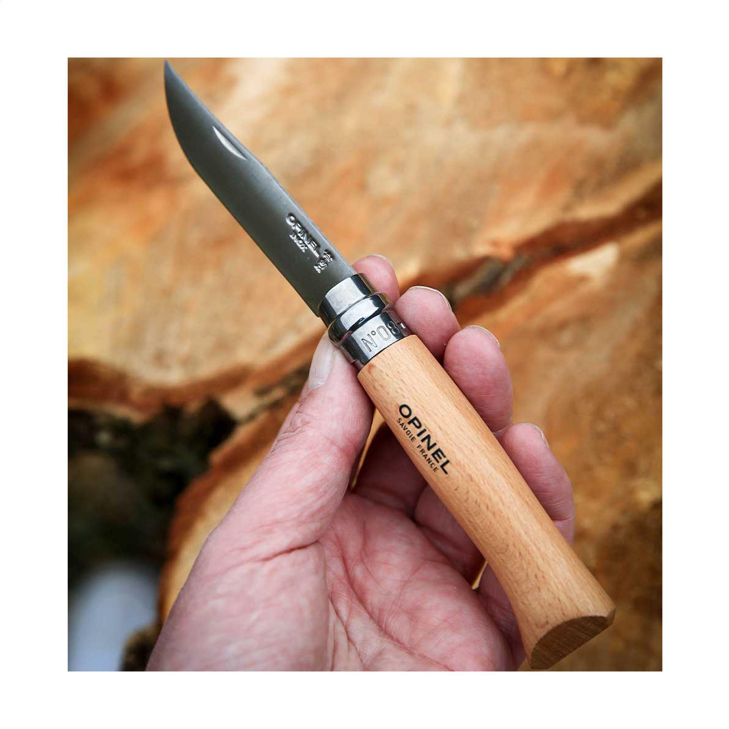Vue 3 de Opinel Inox No 08 couteau de poche