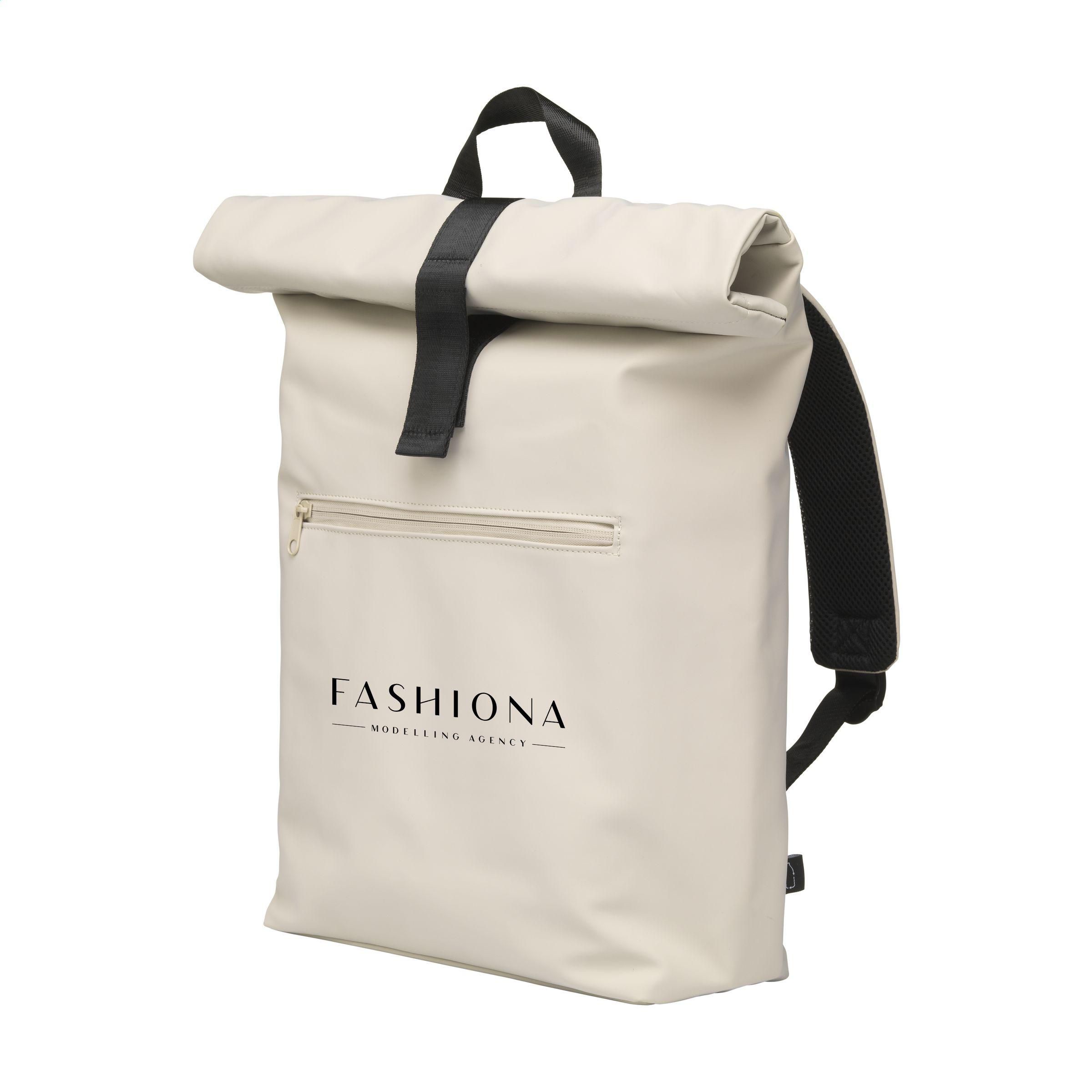 Vue 2 de Lennon RCS Recycled Roll-Top Backpack sac à dos