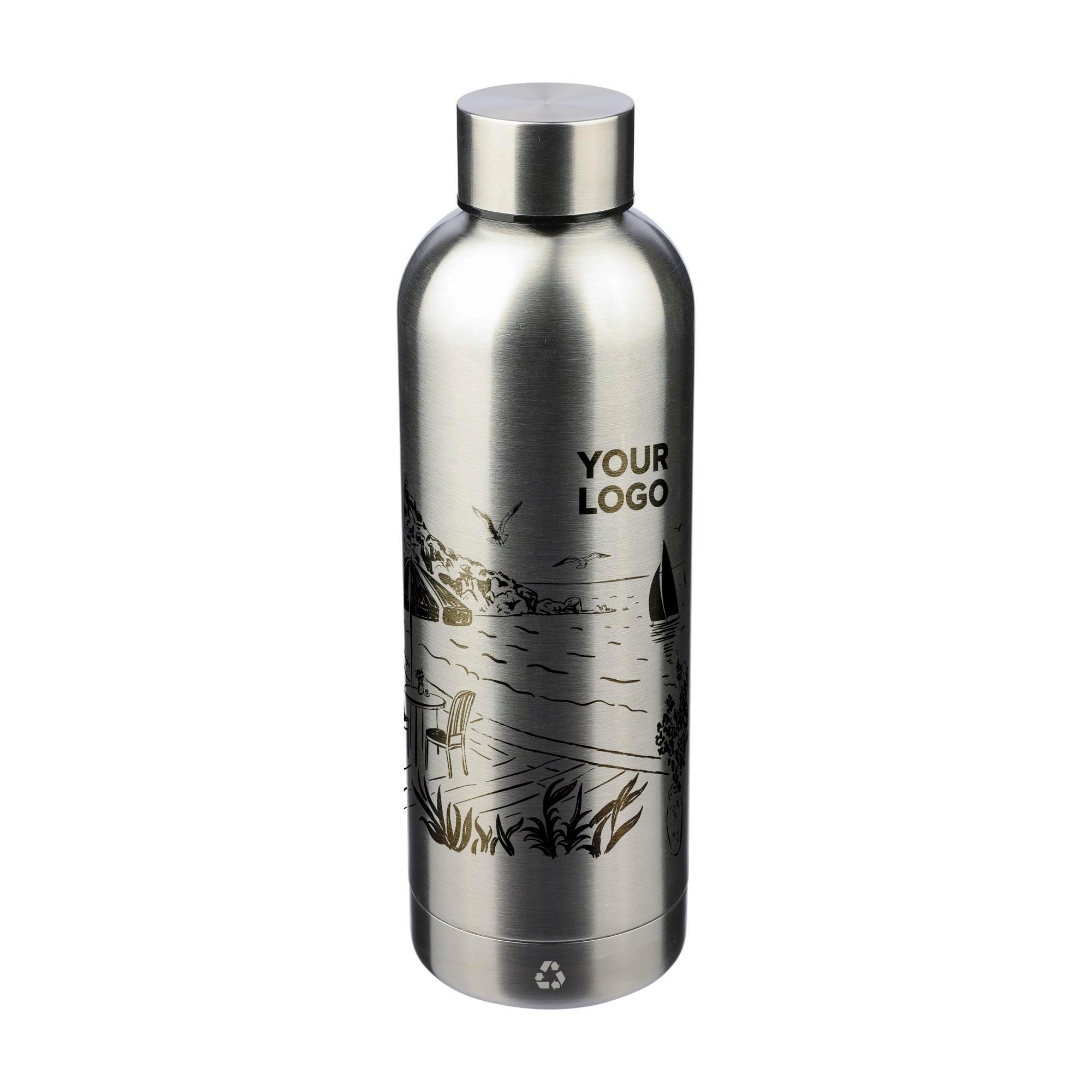 Vue 2 de Bouteille isotherme Isaiah | 500&nbsp;ml