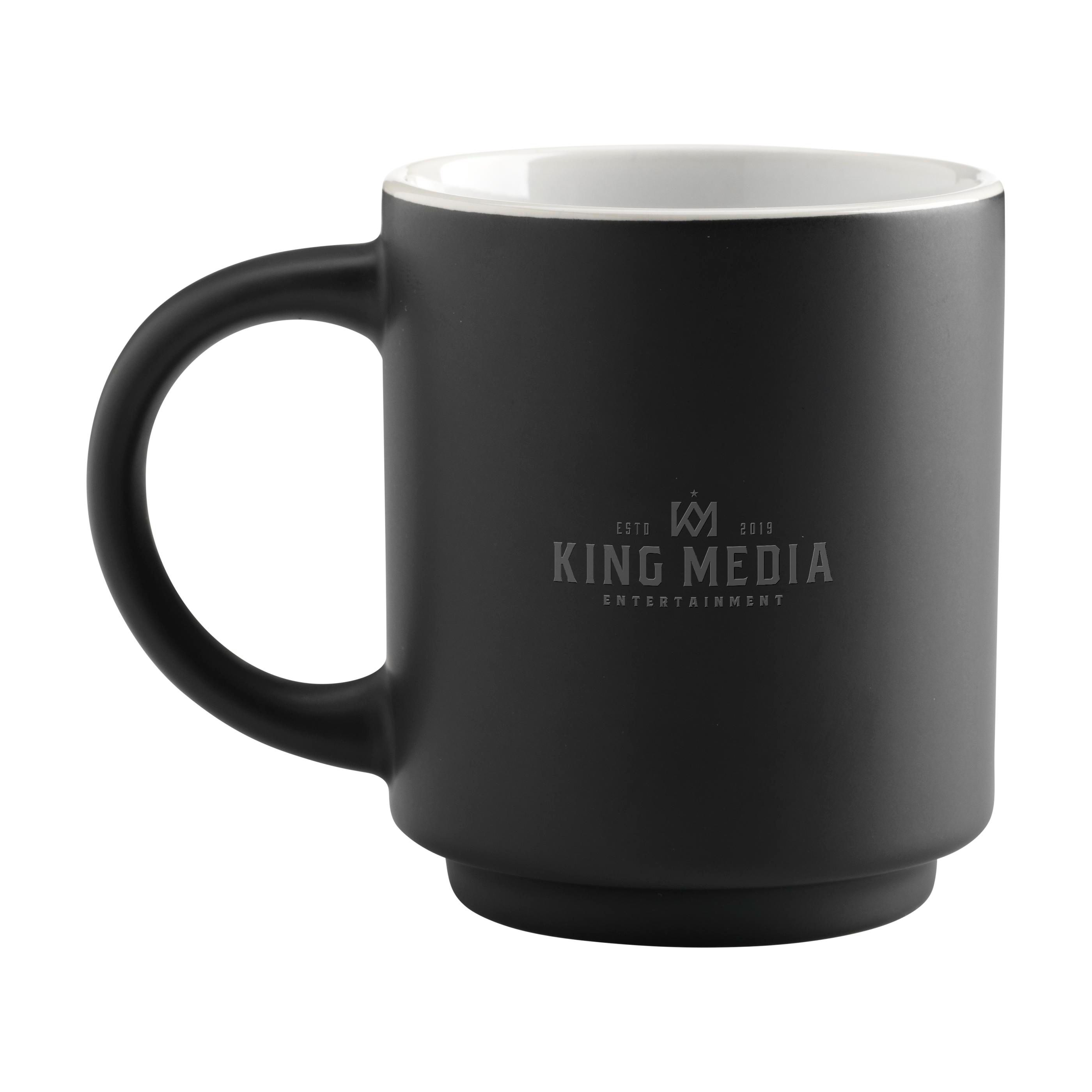 Vue 2 de Stack Mug Black 180 ml