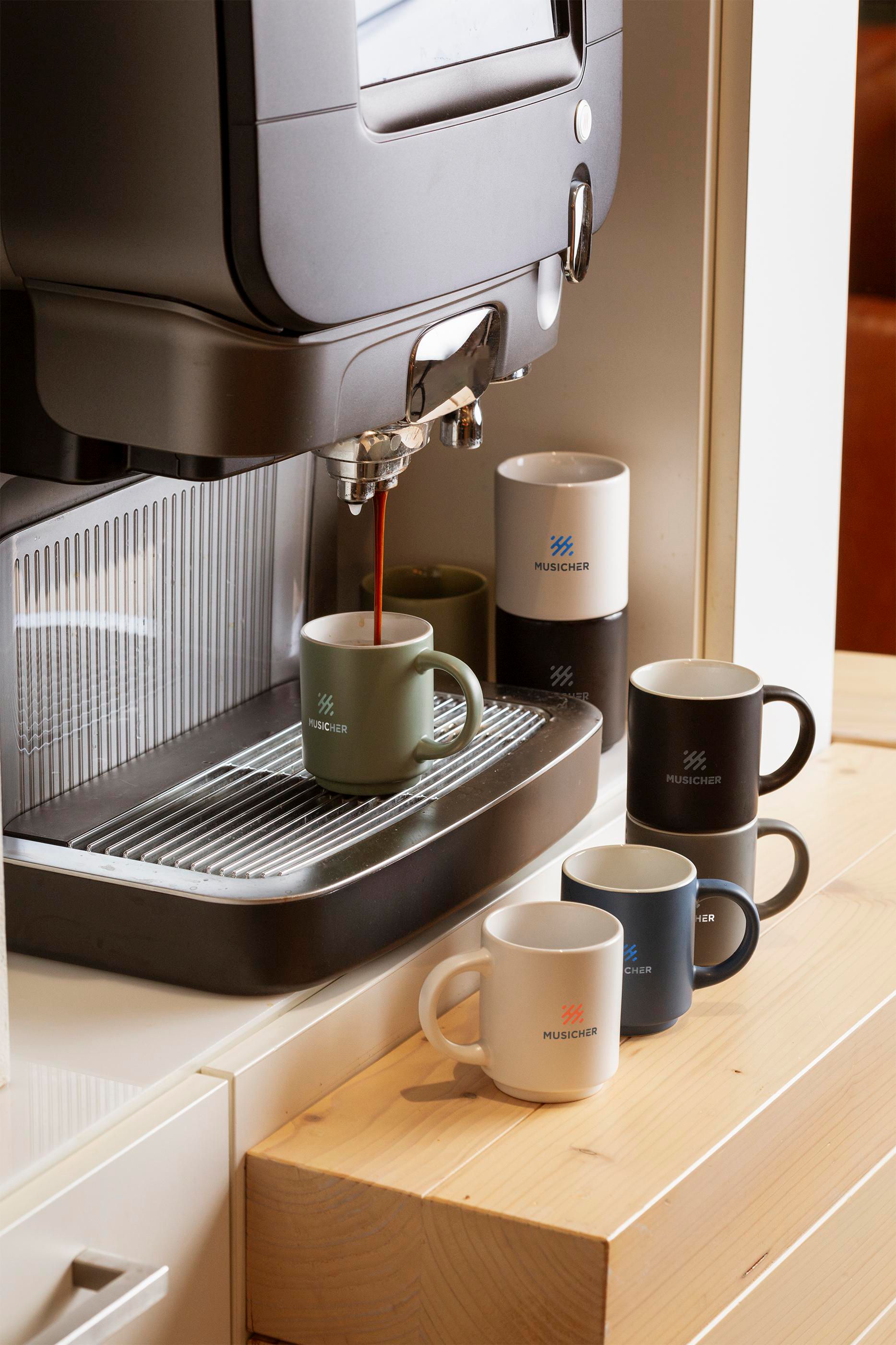 Vue 4 de Stack Mug Black 180 ml
