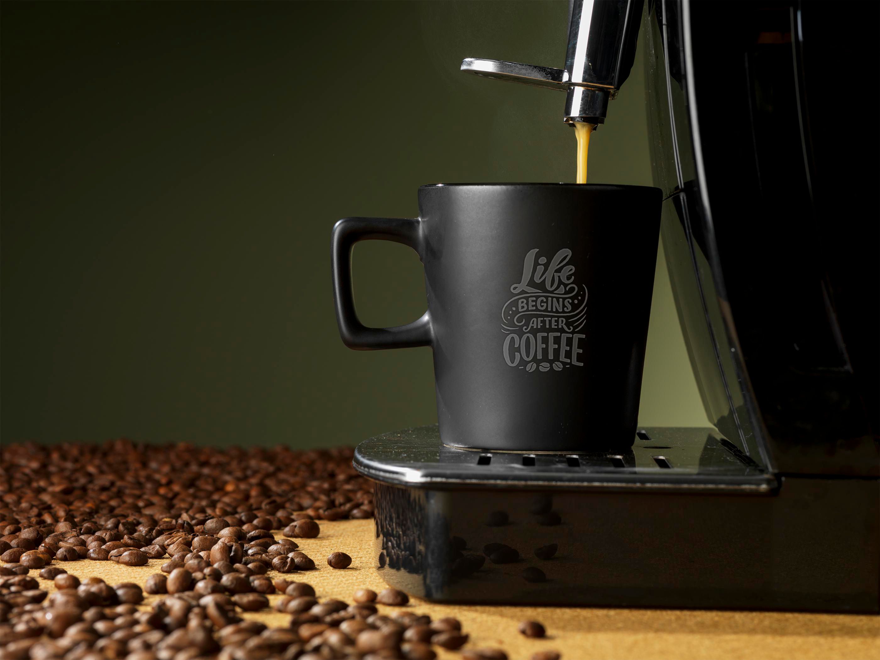 Vue 4 de Calvin Mug Black 290 ml