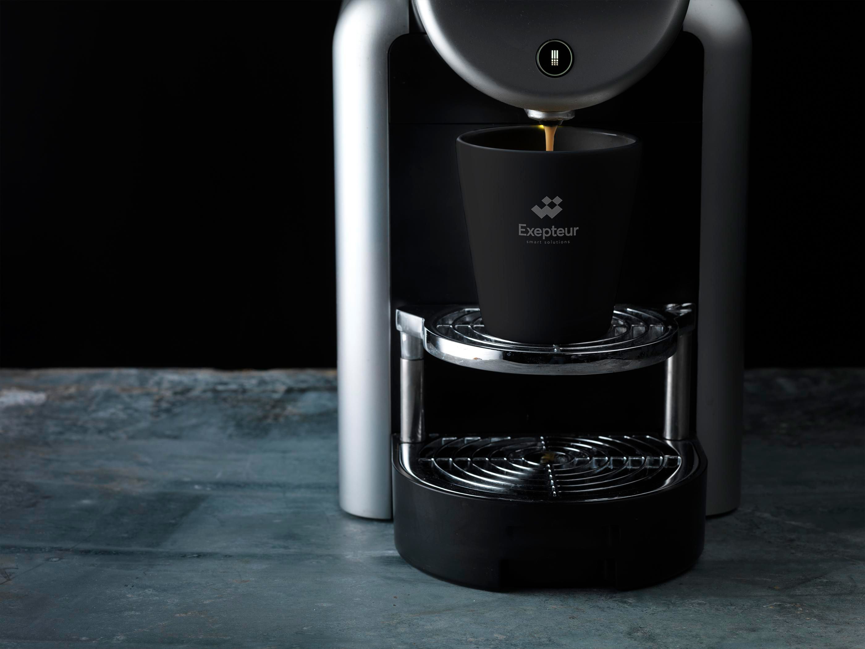 Vue 3 de Venezia Mug Black 190 ml tasse