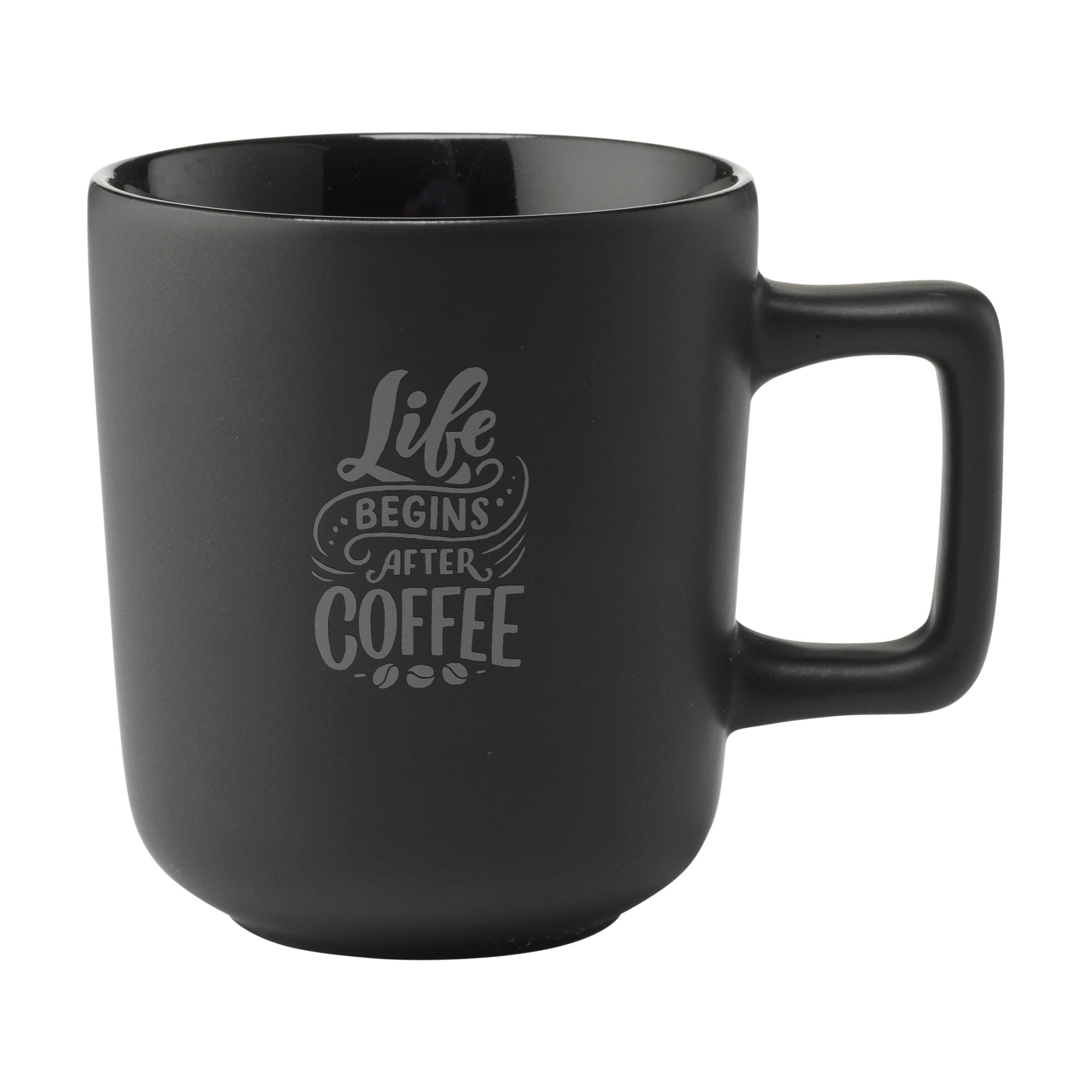 Vue 2 de Torino Black 280 ml mug