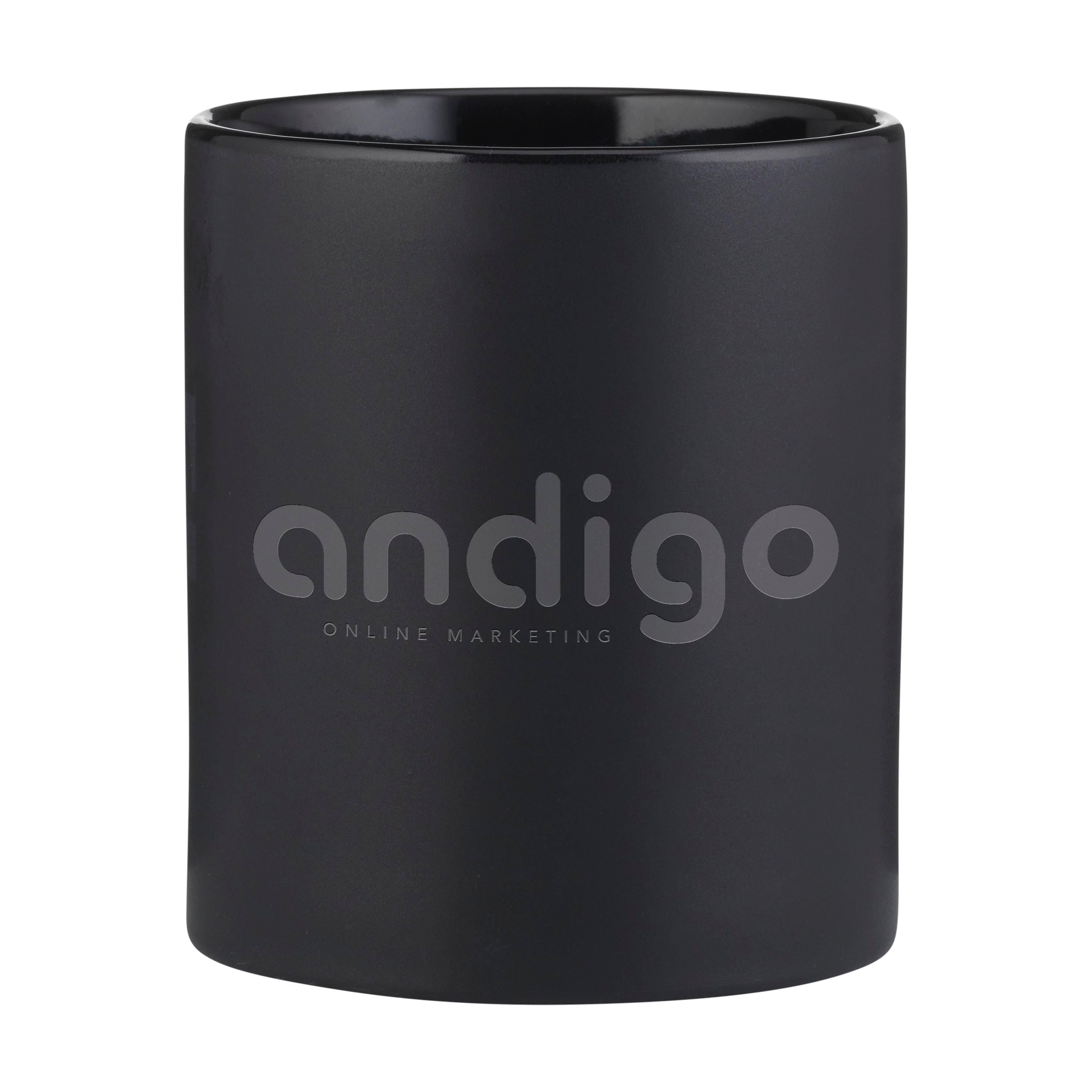 Vue 4 de Kitty Mug Matt Black 350 ml