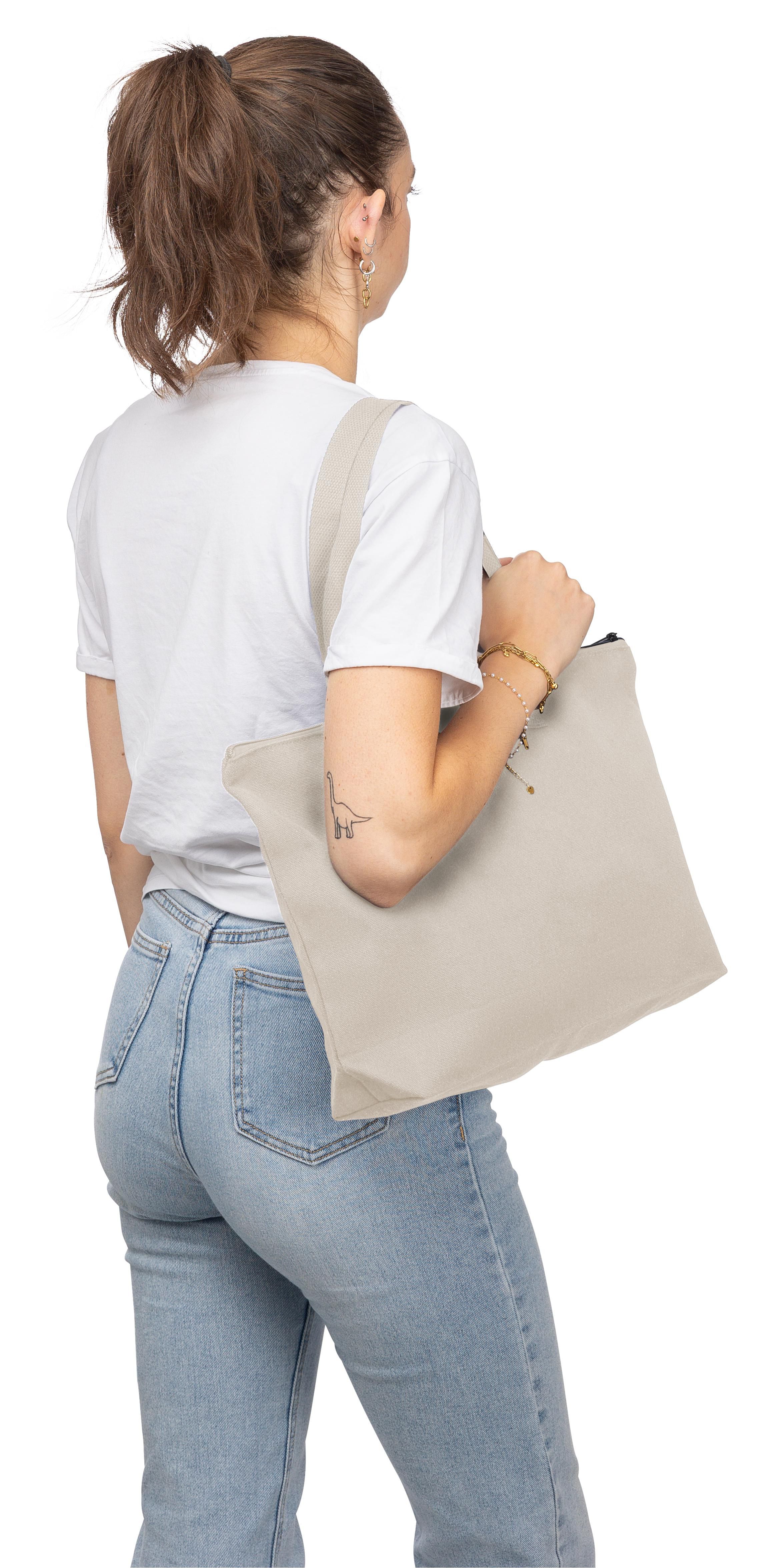 Vue 3 de Sac cabas Malina | Recyclé | 13 l