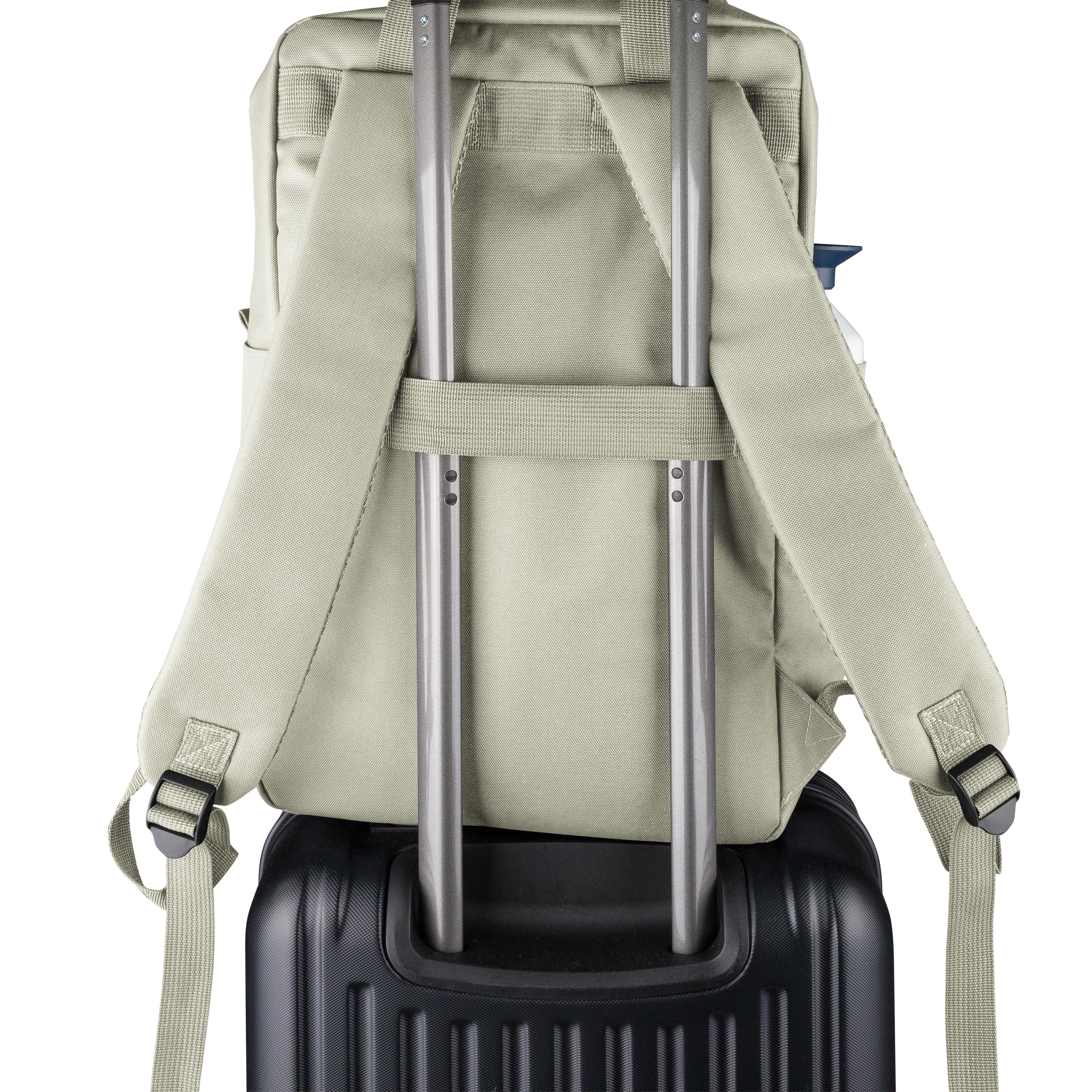 Vue 2 de Sac à dos Amalia | Recyclé | Ordinateur portable 16" | 21 l