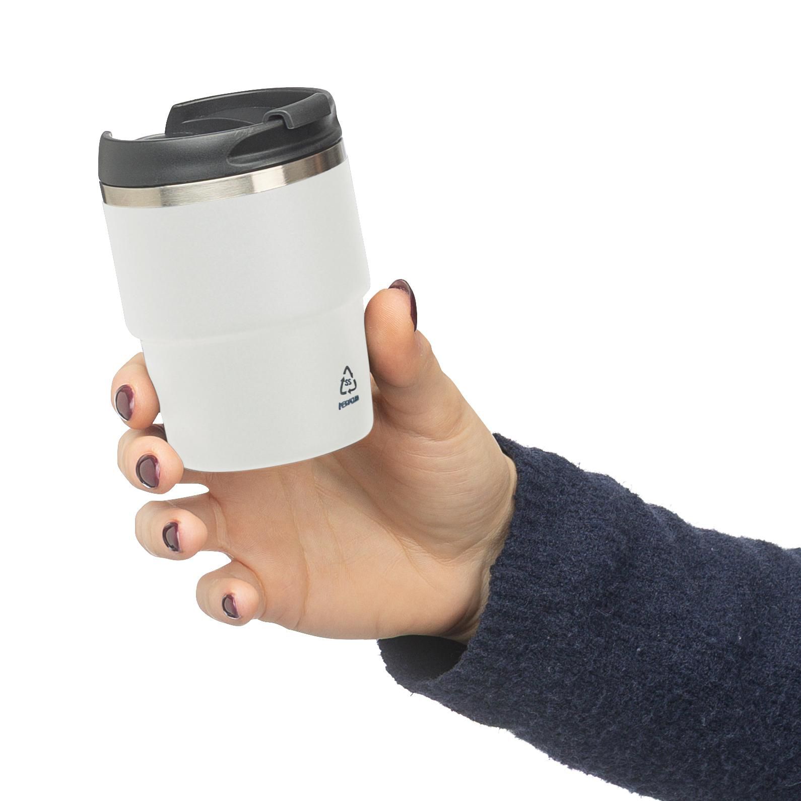 Vue 4 de Mug double paroi Oli | Recyclé | 175 ml
