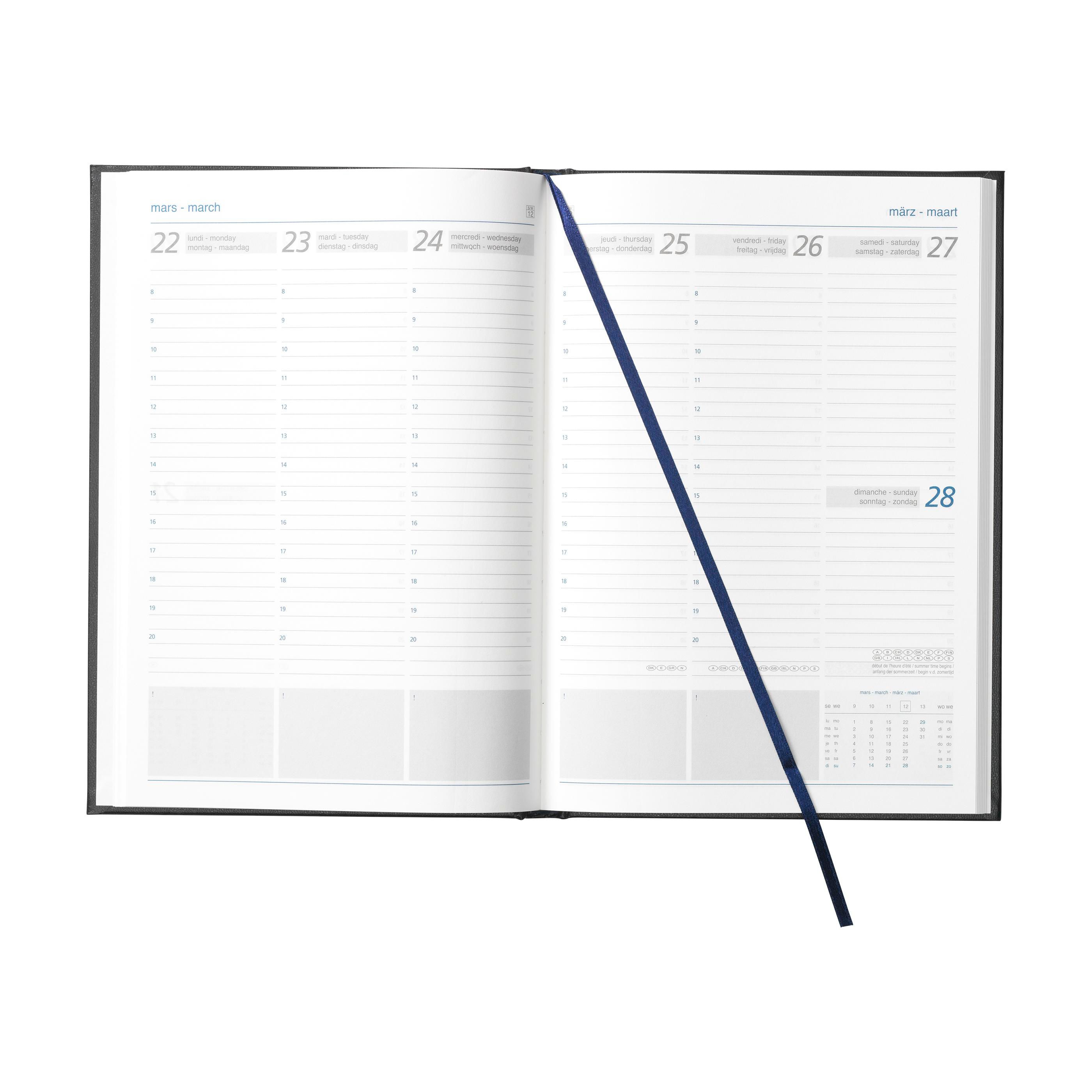 Vue 5 de Eurodirect Balacron agenda 4-langues