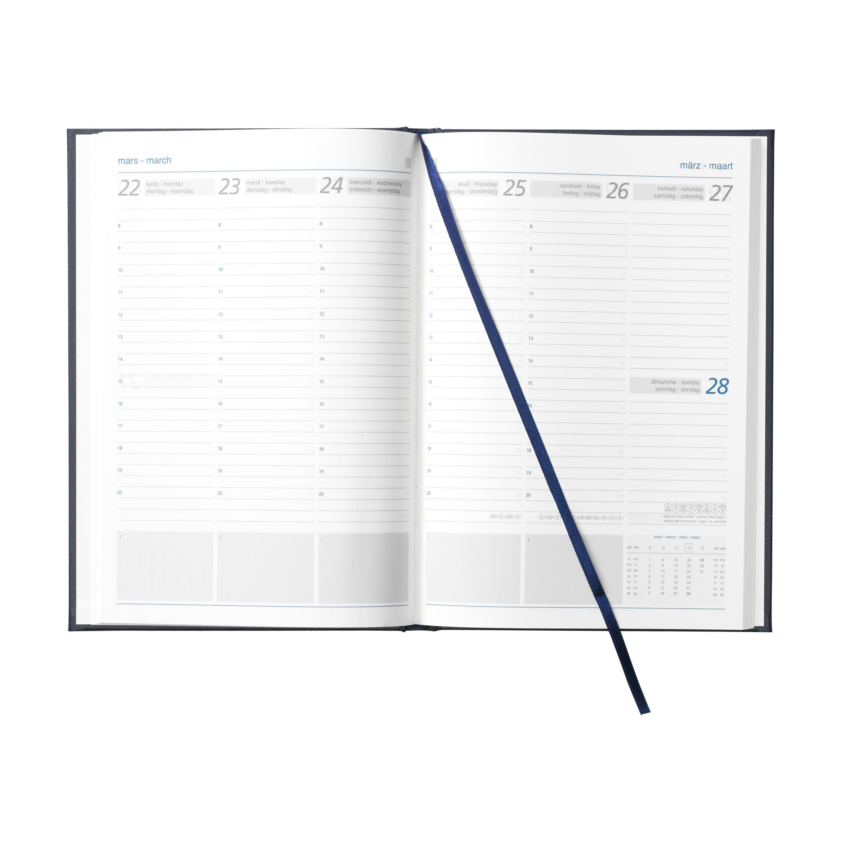 Vue 2 de Eurodirect Balacron agenda 4-langues