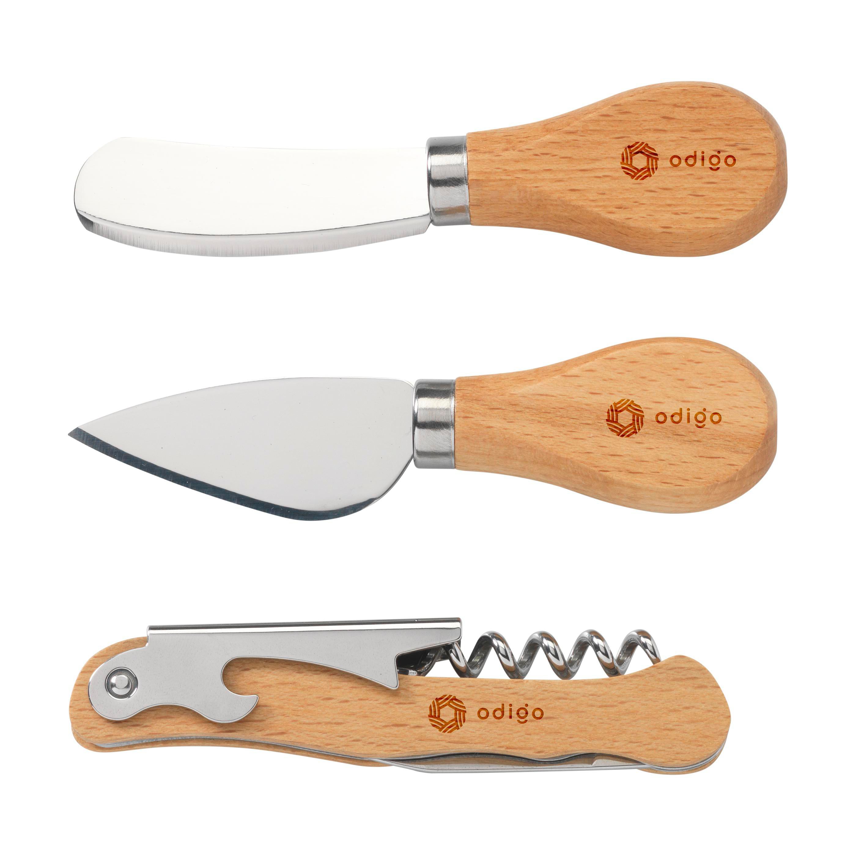 Vue 3 de Wooosh Borgones Wine and Cheese Tool Set