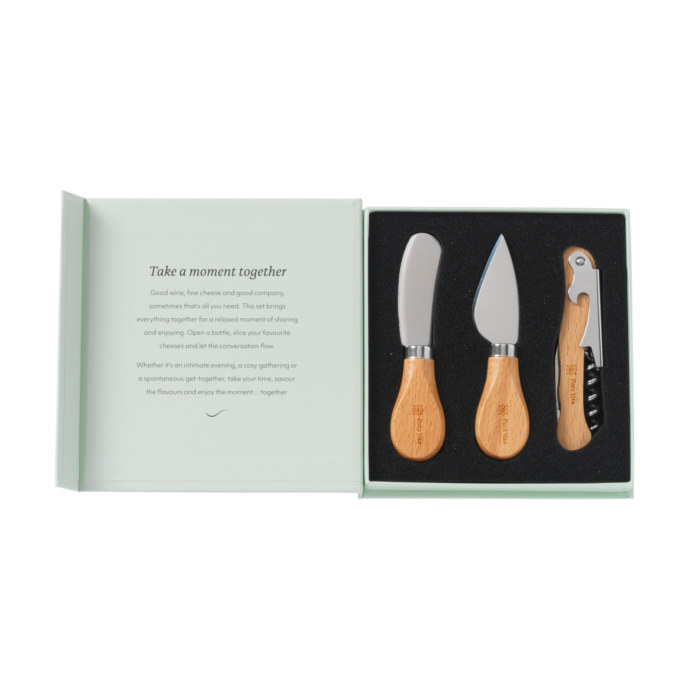 Vue 2 de Wooosh Borgones Wine and Cheese Tool Set