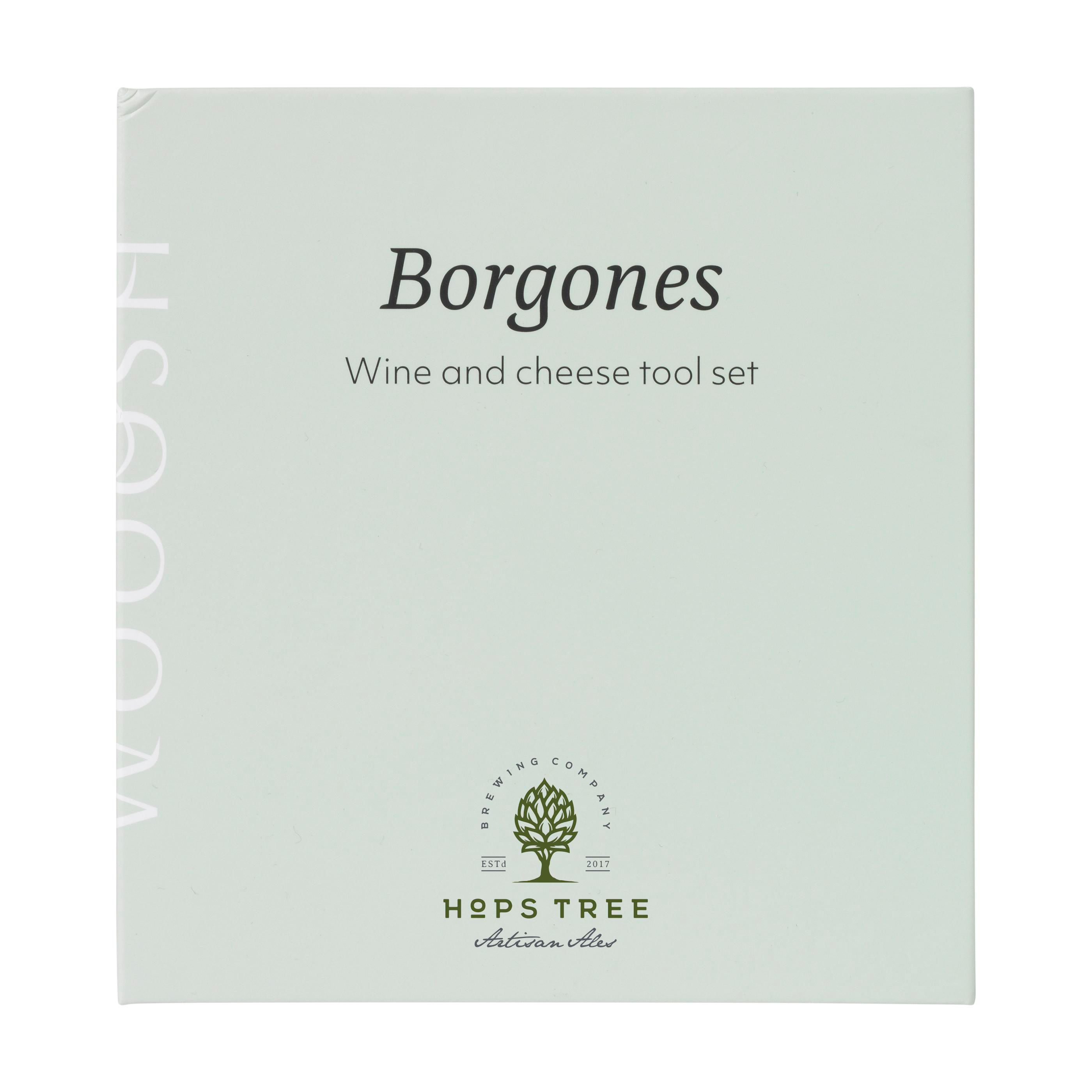 Vue 4 de Wooosh Borgones Wine and Cheese Tool Set