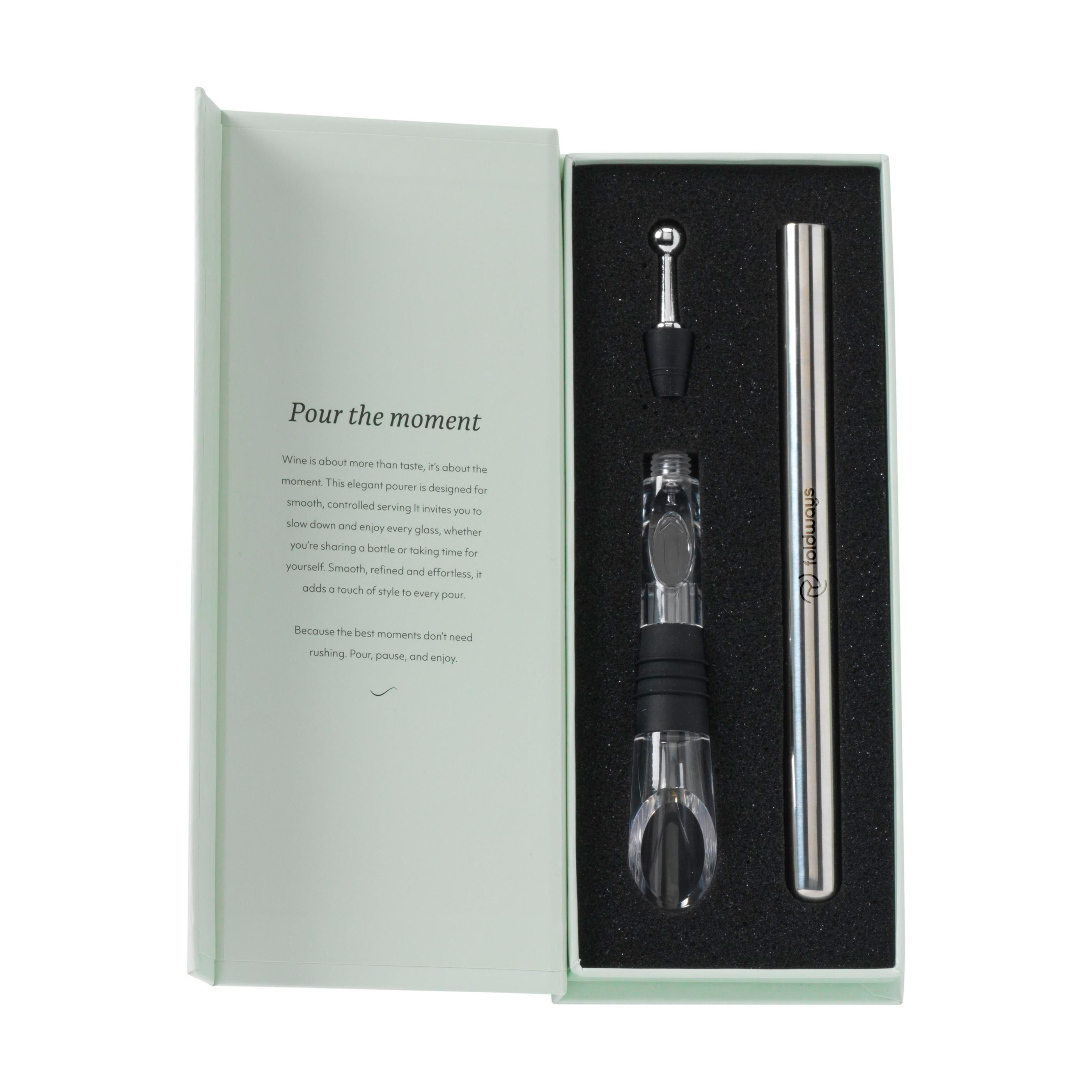 Vue 2 de Wooosh Vino Wine Pourer Set verseur à vin
