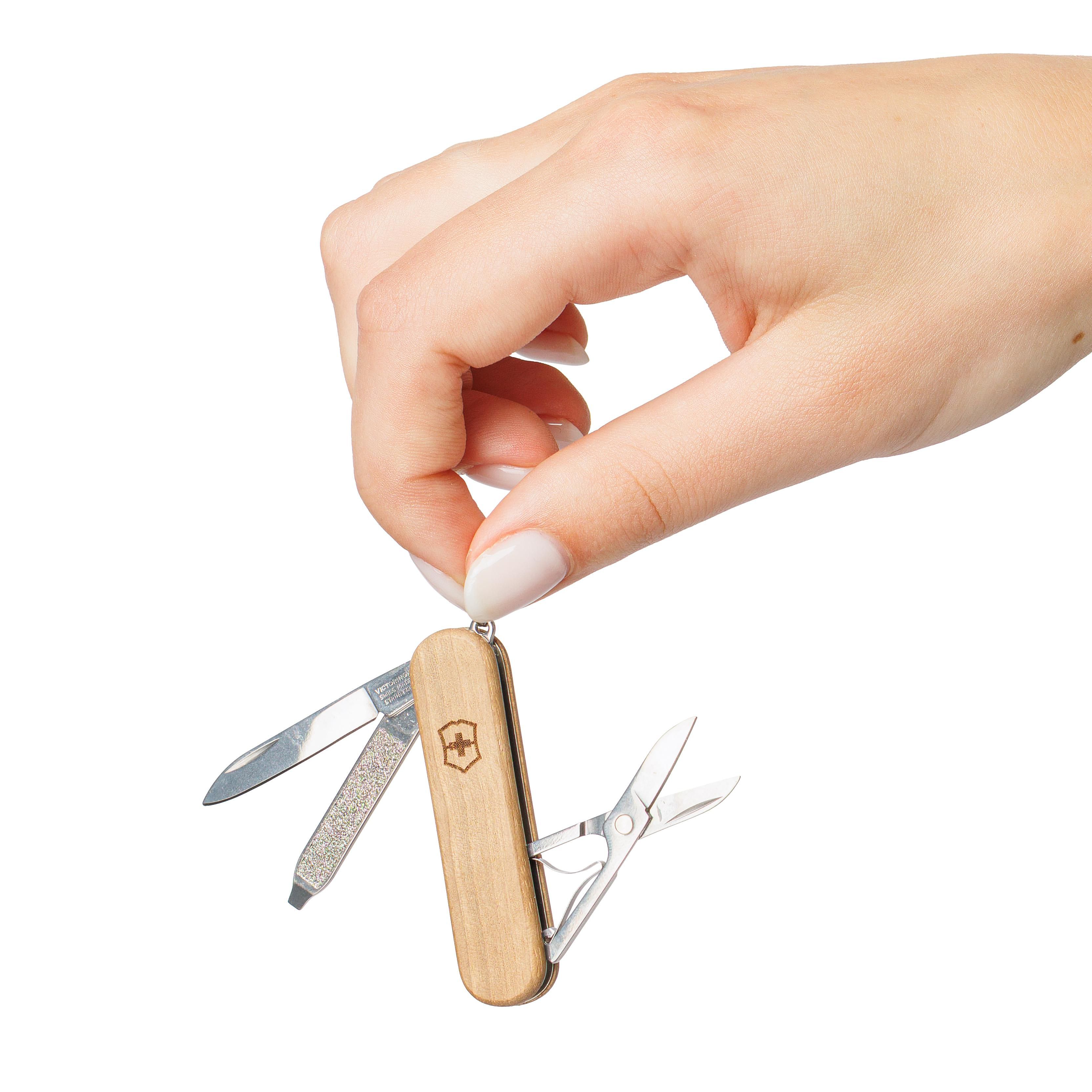 Vue 6 de Victorinox couteau de poche Classic SD Wood | 5 fonctions