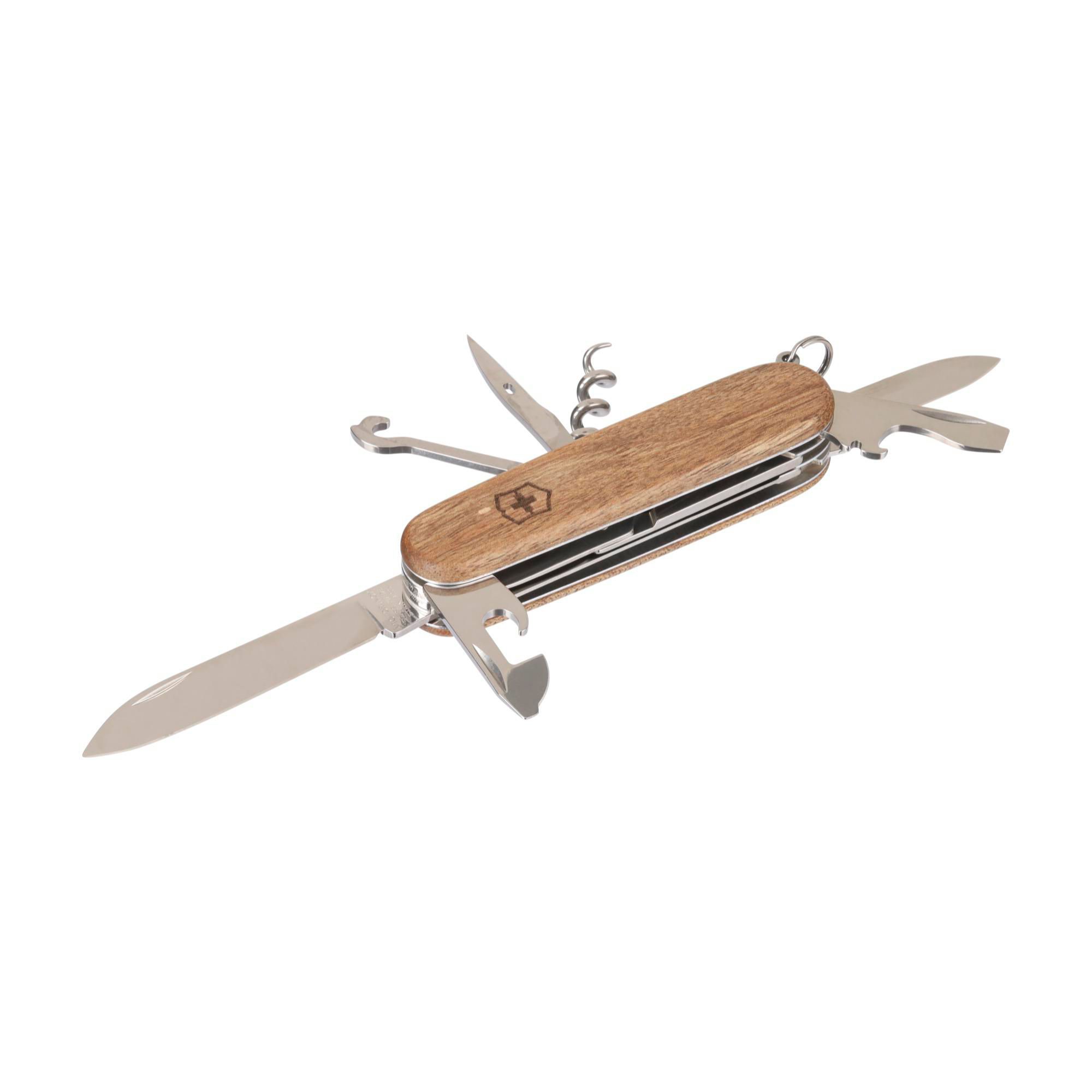 Vue 5 de Victorinox couteau de poche Huntsman Wood | 13 pcs