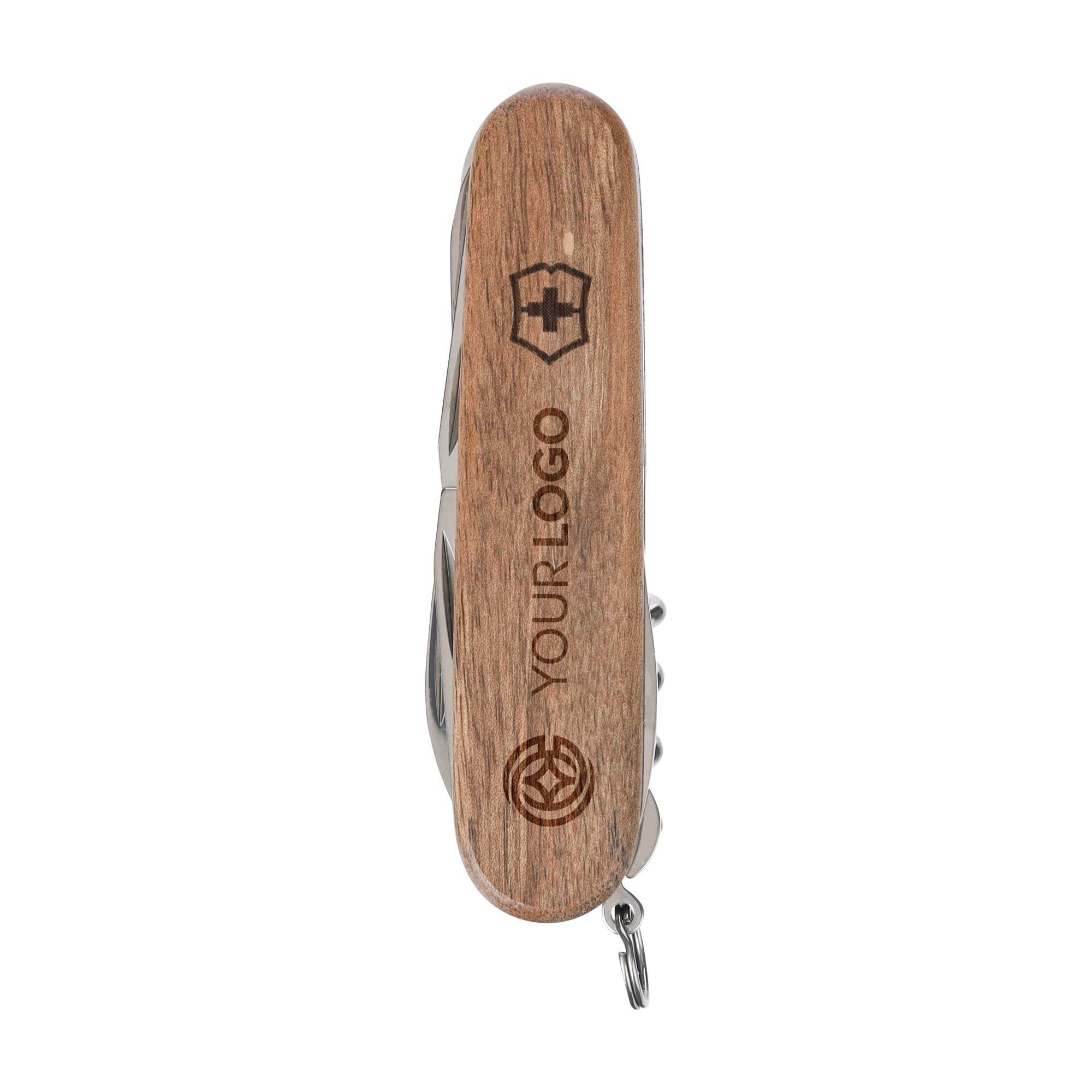 Vue 2 de Victorinox couteau de poche Huntsman Wood | 13 pcs