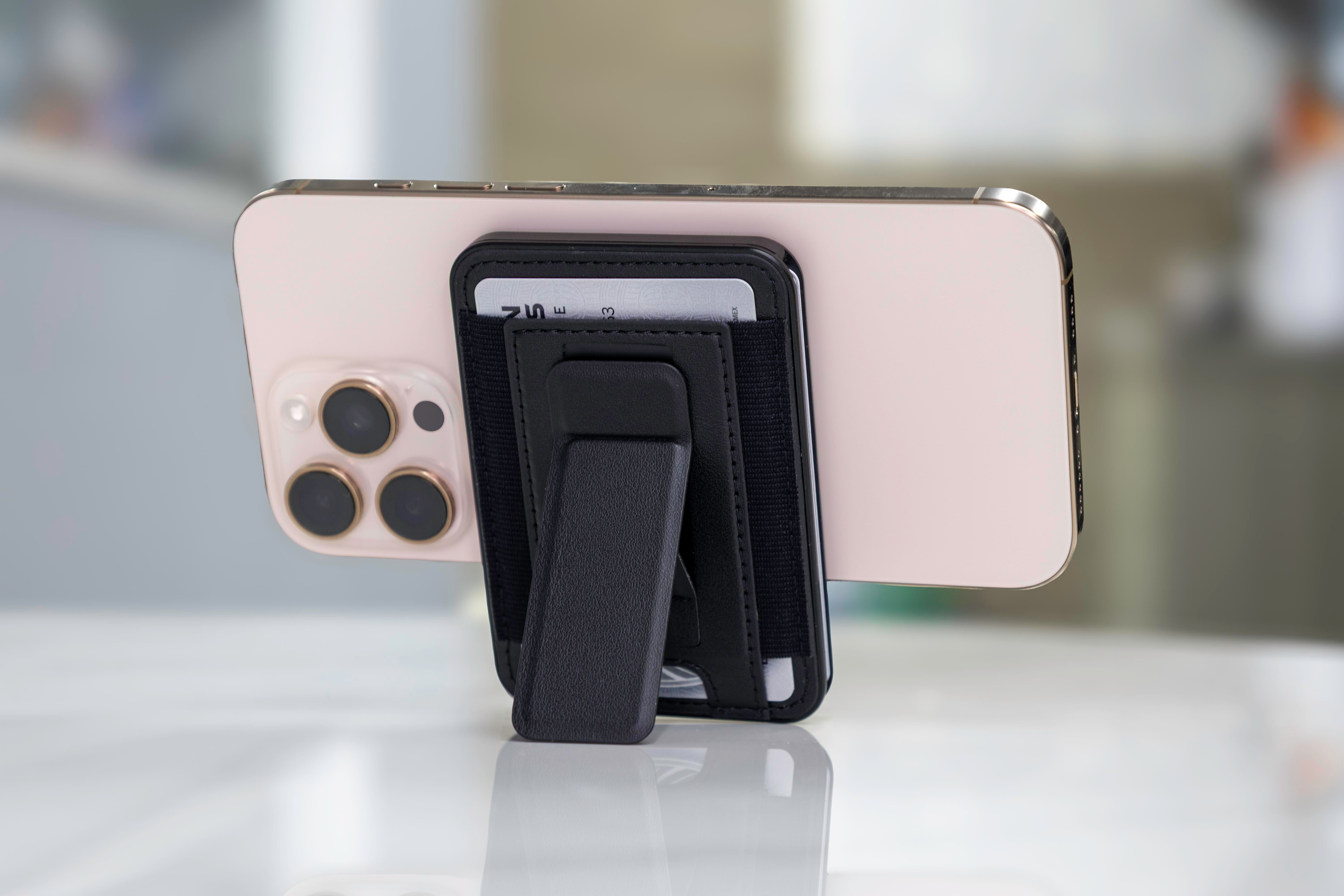 Vue 3 de BrandCharger porte-cartes Wally Stand Pro | Recyclé