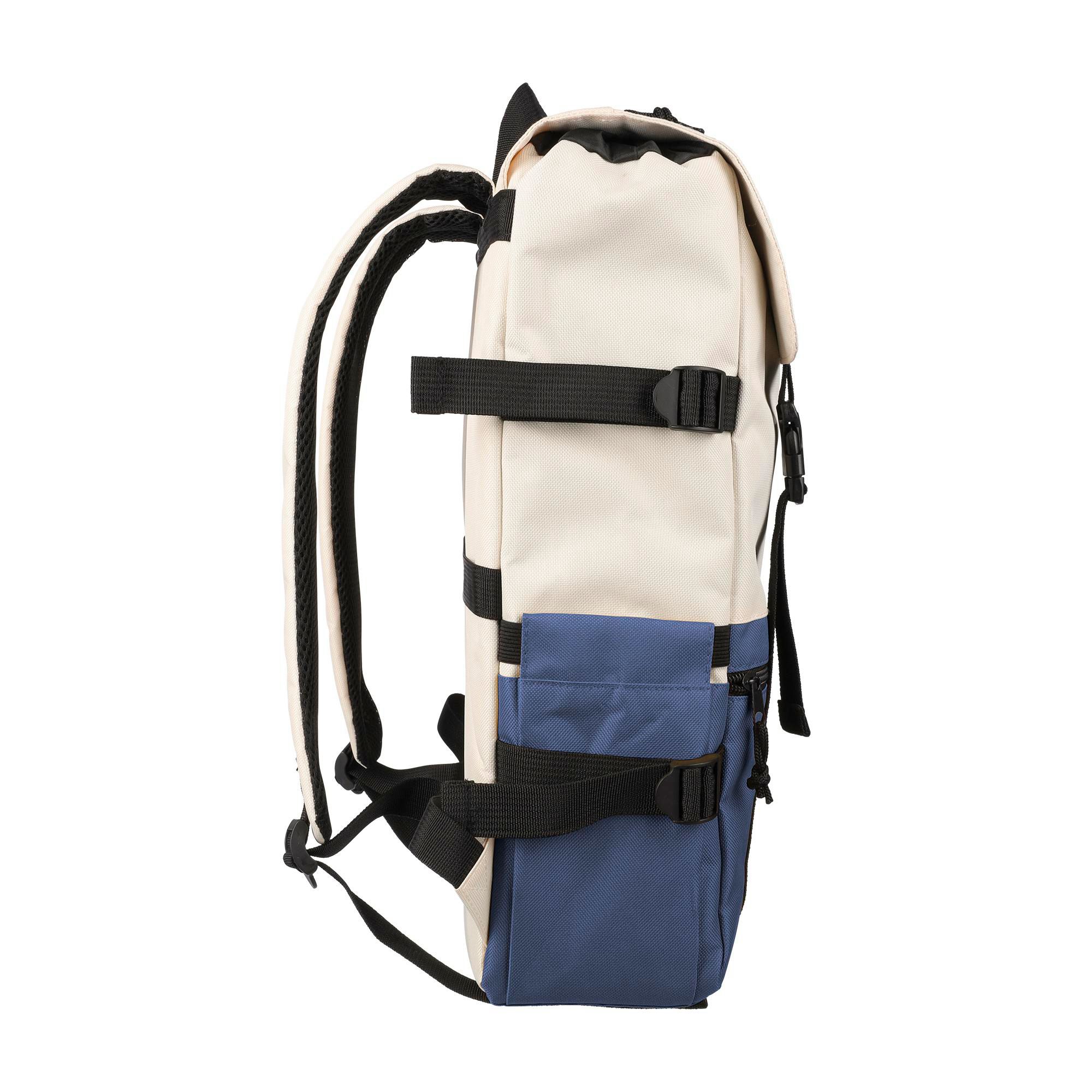 Vue 4 de Sac à dos Vayo 2-tons | Recyclé | Ordinateur portable 15" | 11 l